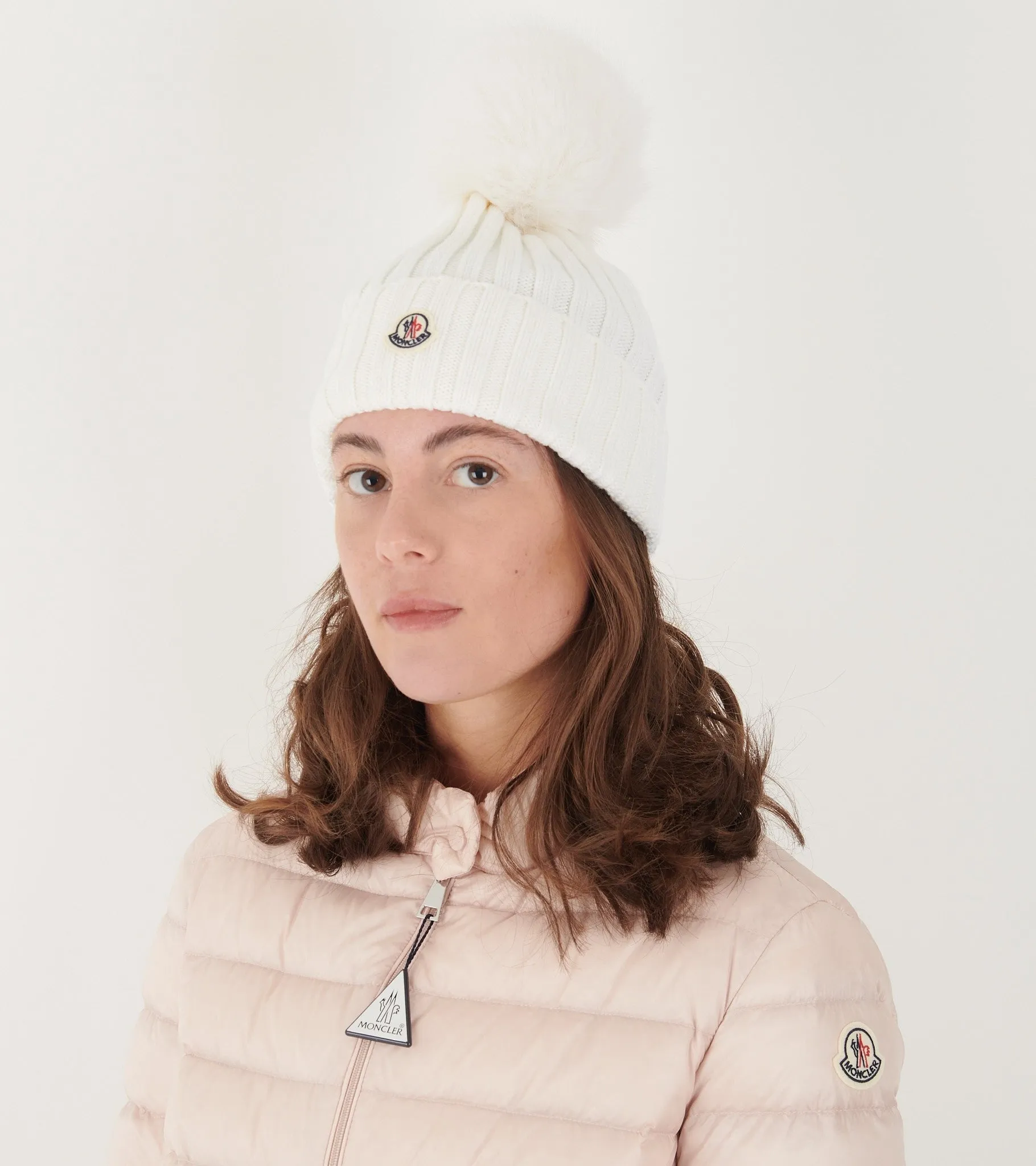 Pompom Beanie Off-white sold by Dr. Adams product image thumbnail 2