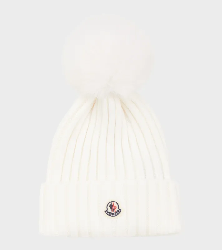 Pompom Beanie Off-white sold by Dr. Adams