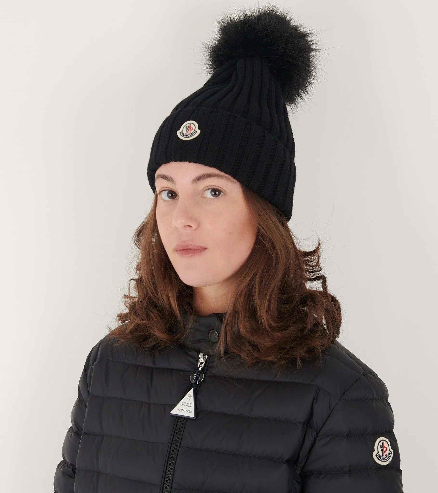 Pompom Beanie Black sold by Dr. Adams product image thumbnail 2
