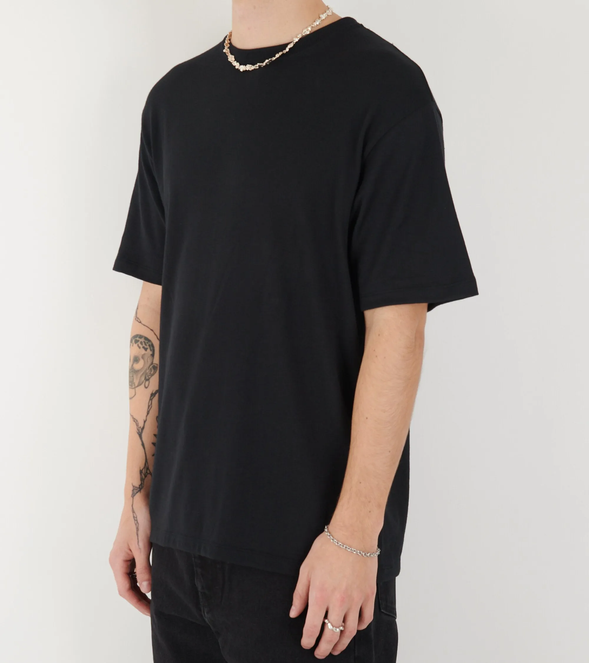 Loopwheel Coolmax Jersey Tee Black sold by Dr. Adams product image thumbnail 3
