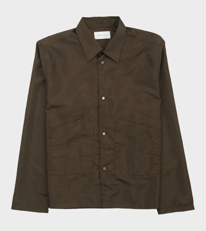 Cordial Shirt Trilobato Chocolate made by Dr. Adams