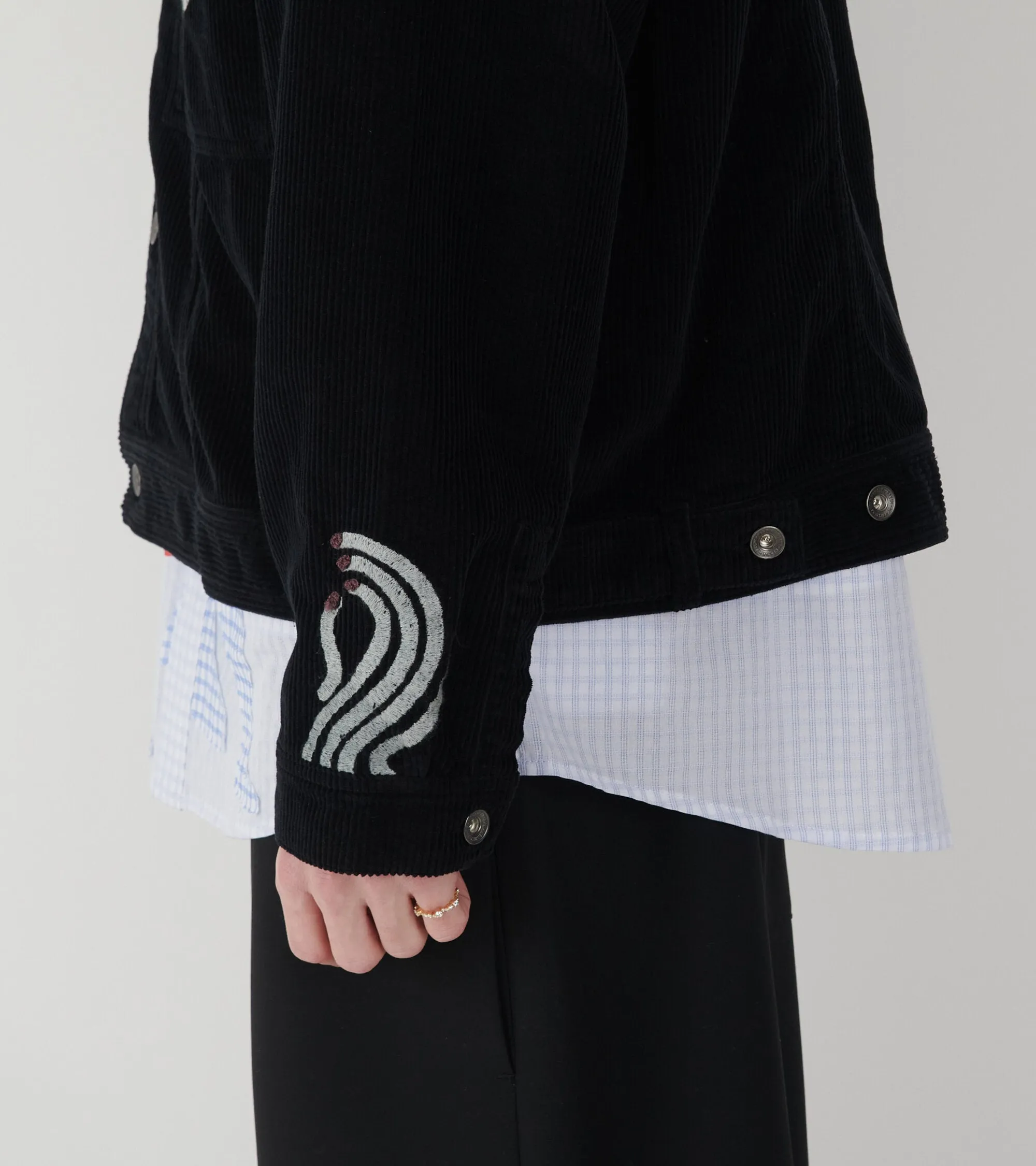 Cosmos Corduroy Jacket Black sold by Dr. Adams product image thumbnail 5