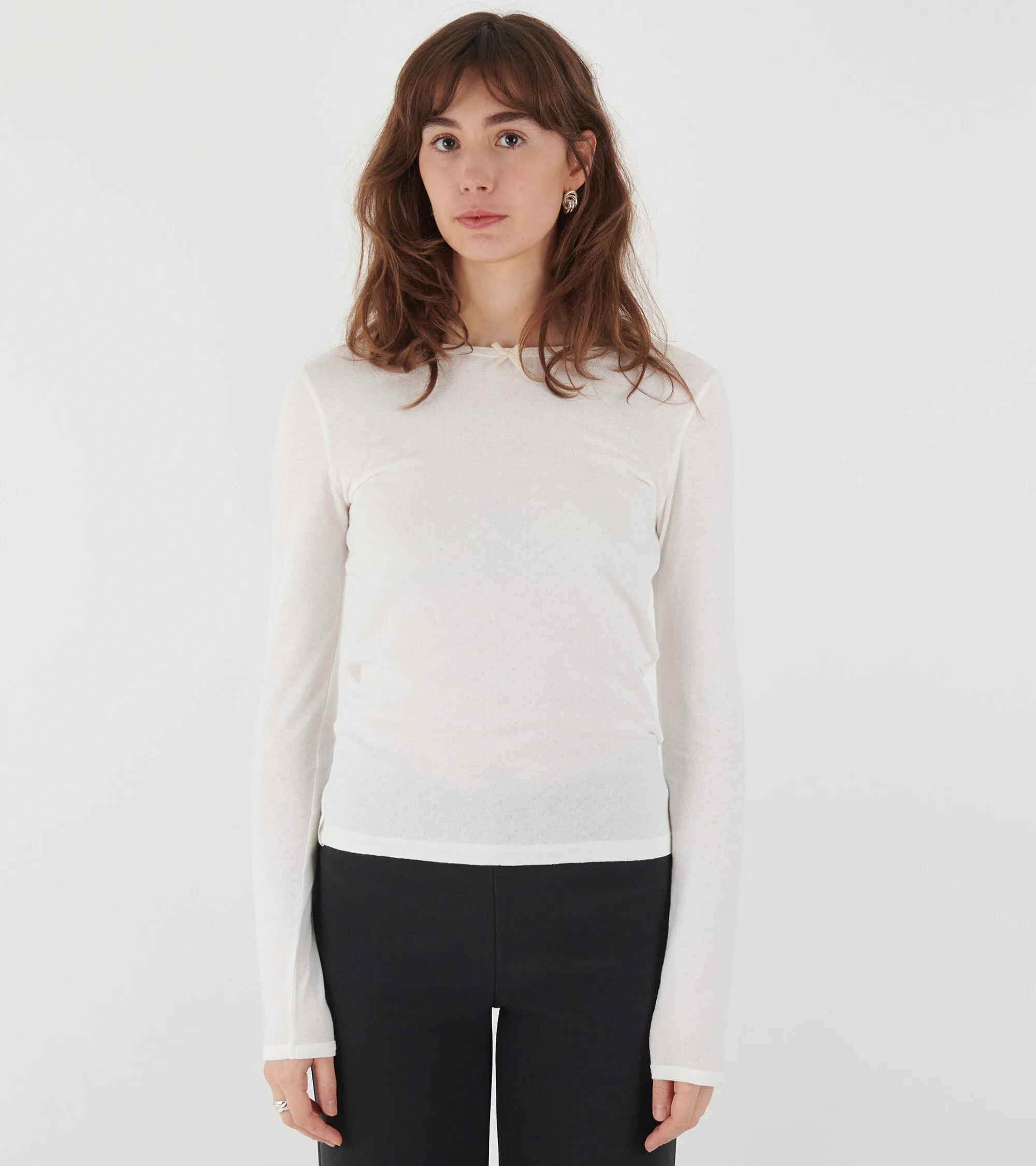 Messhu Long Sleeve Pure Ecru sold by Dr. Adams product image thumbnail 2
