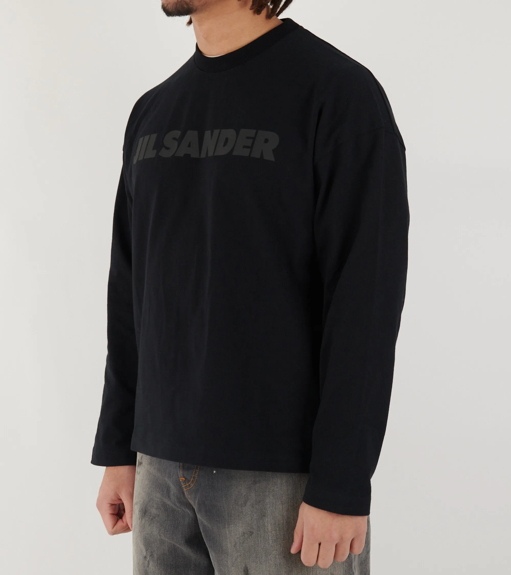 L/S Cotton Jersey Logo T-shirt Black sold by Dr. Adams product image thumbnail 4