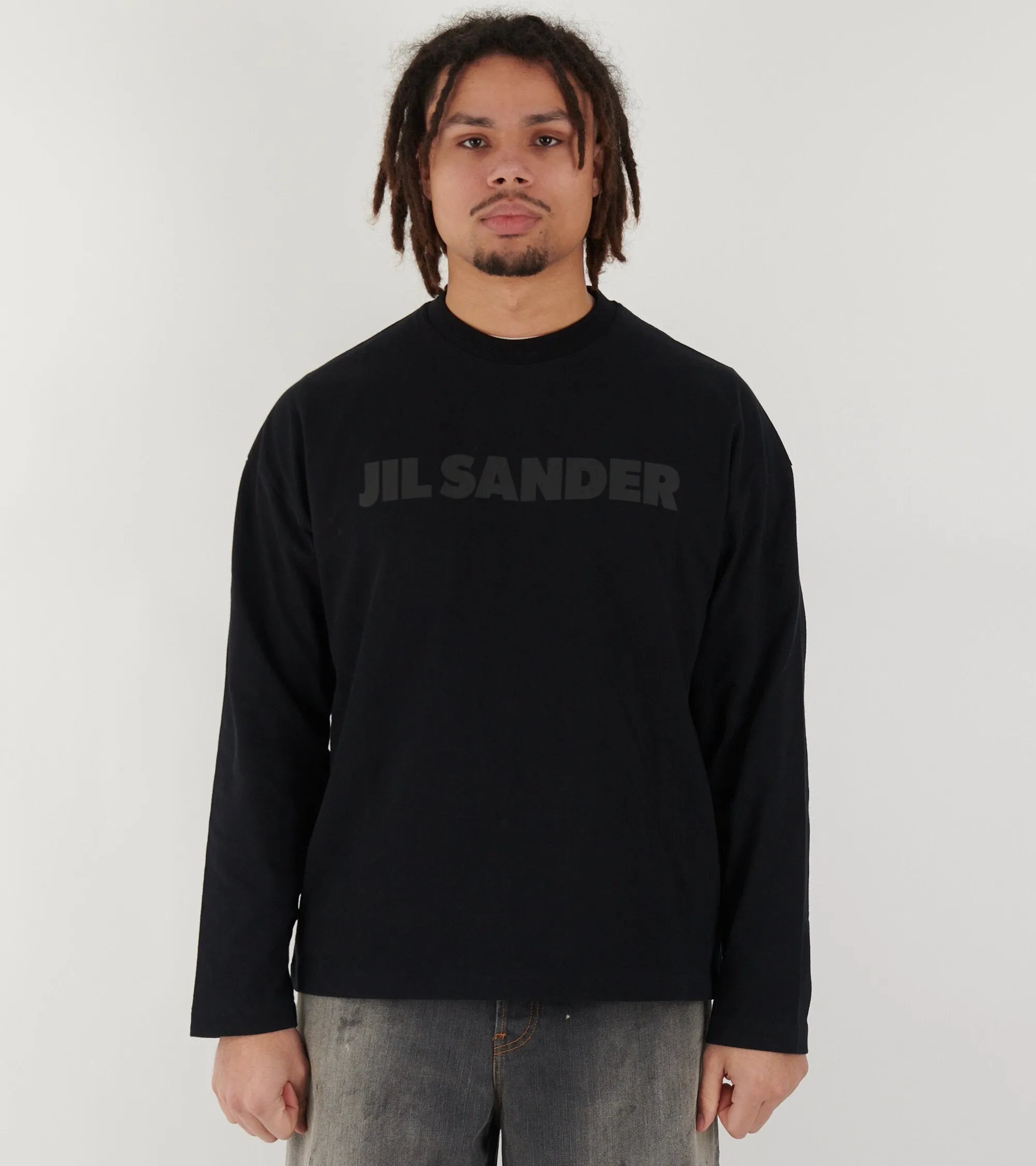 L/S Cotton Jersey Logo T-shirt Black sold by Dr. Adams product image thumbnail 3
