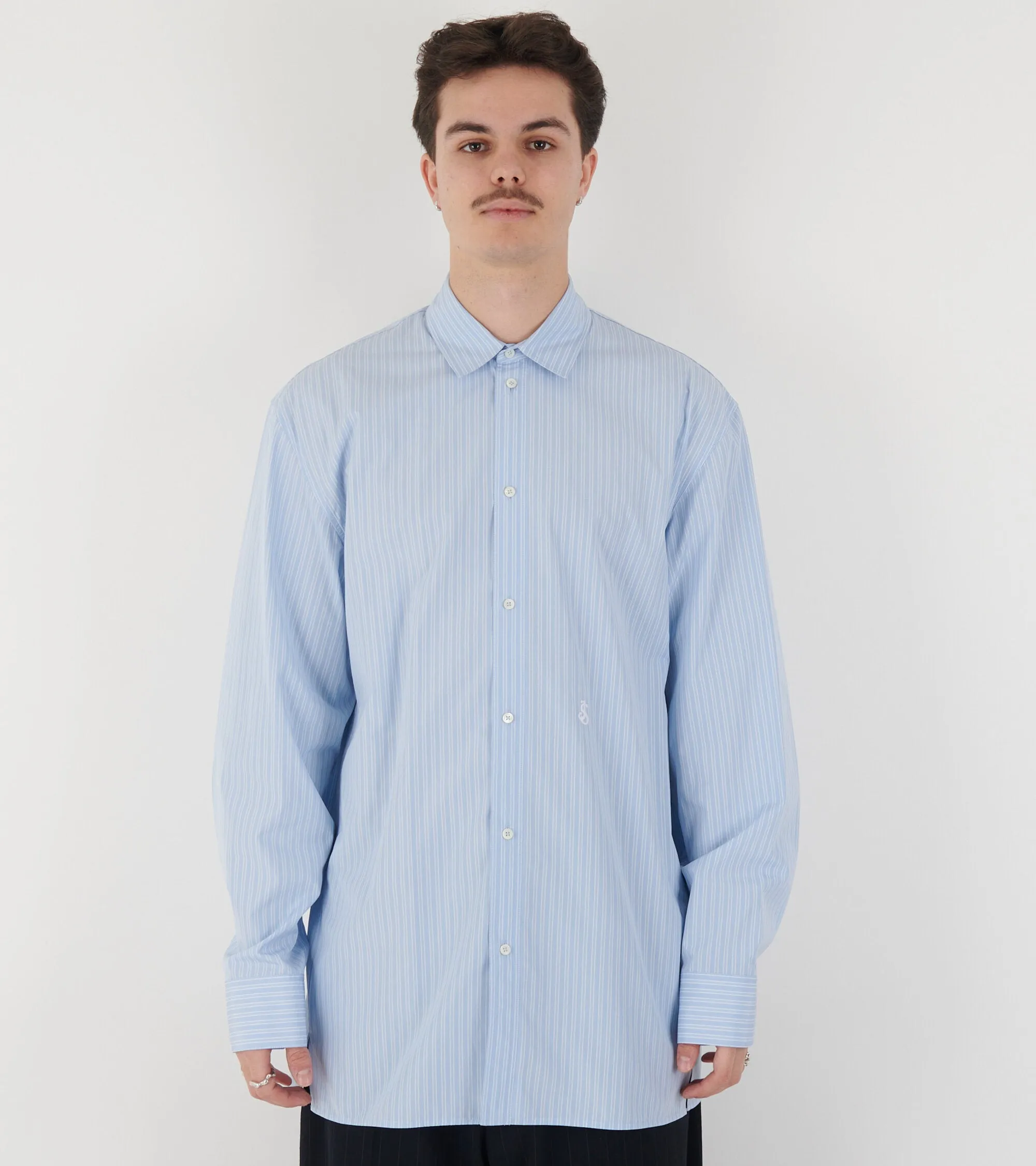 Thursday Stripes Shirt Transparent Sky sold by Dr. Adams product image thumbnail 2