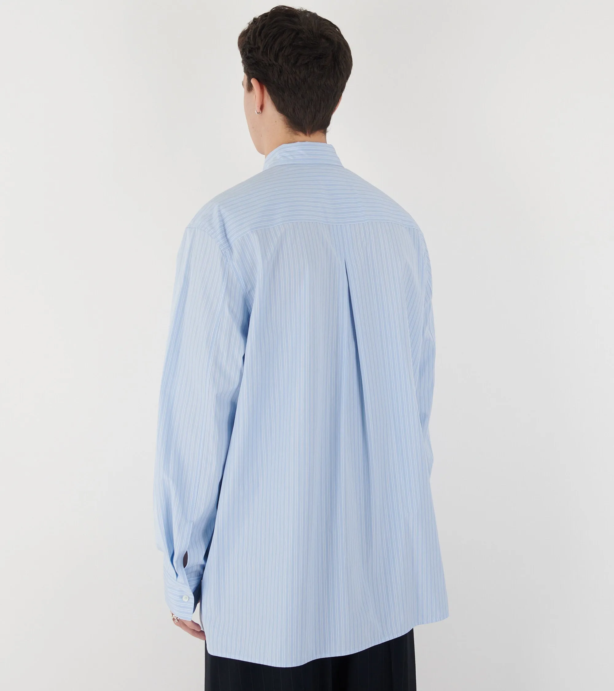 Thursday Stripes Shirt Transparent Sky sold by Dr. Adams product image thumbnail 5
