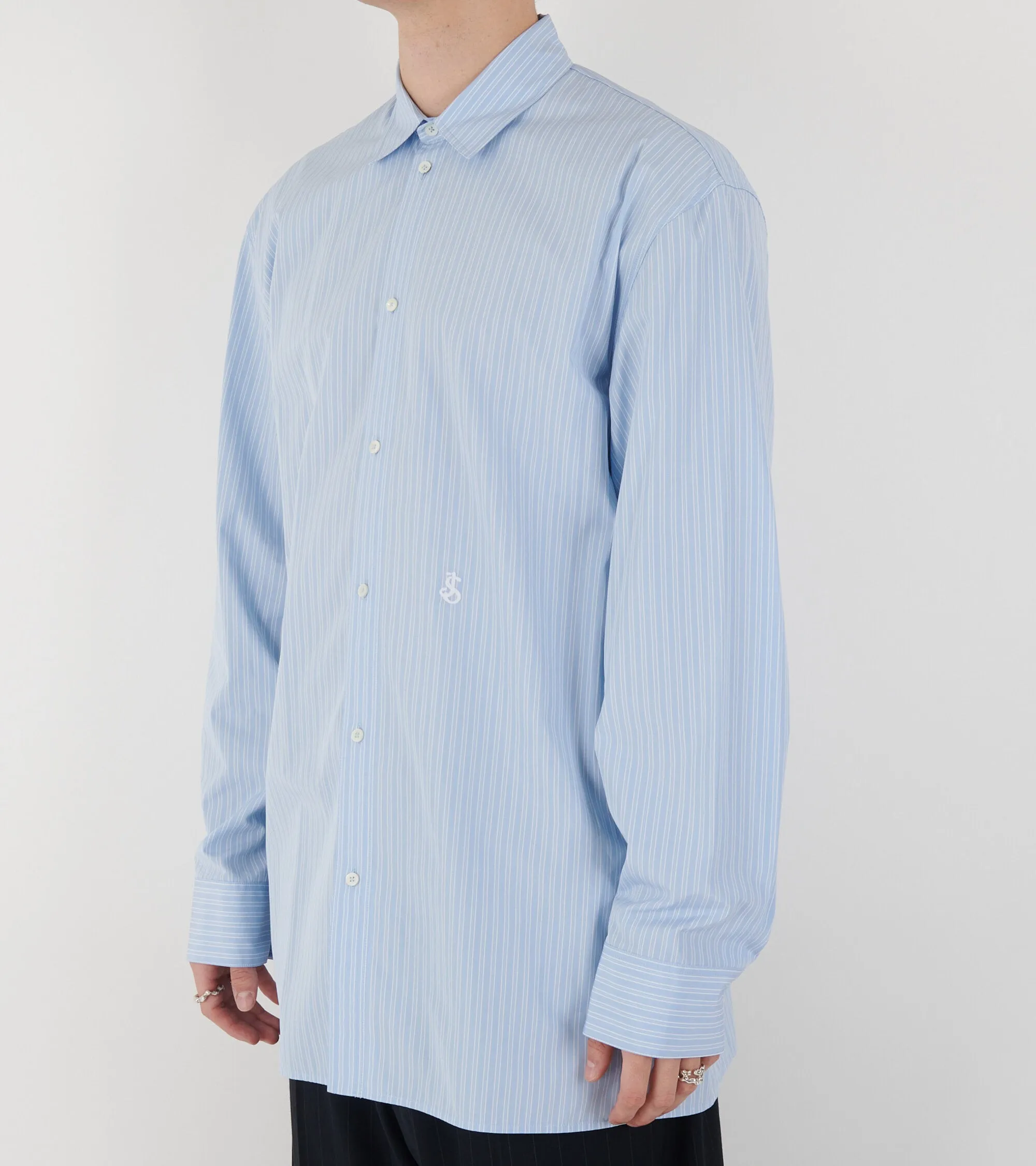 Thursday Stripes Shirt Transparent Sky sold by Dr. Adams product image thumbnail 3