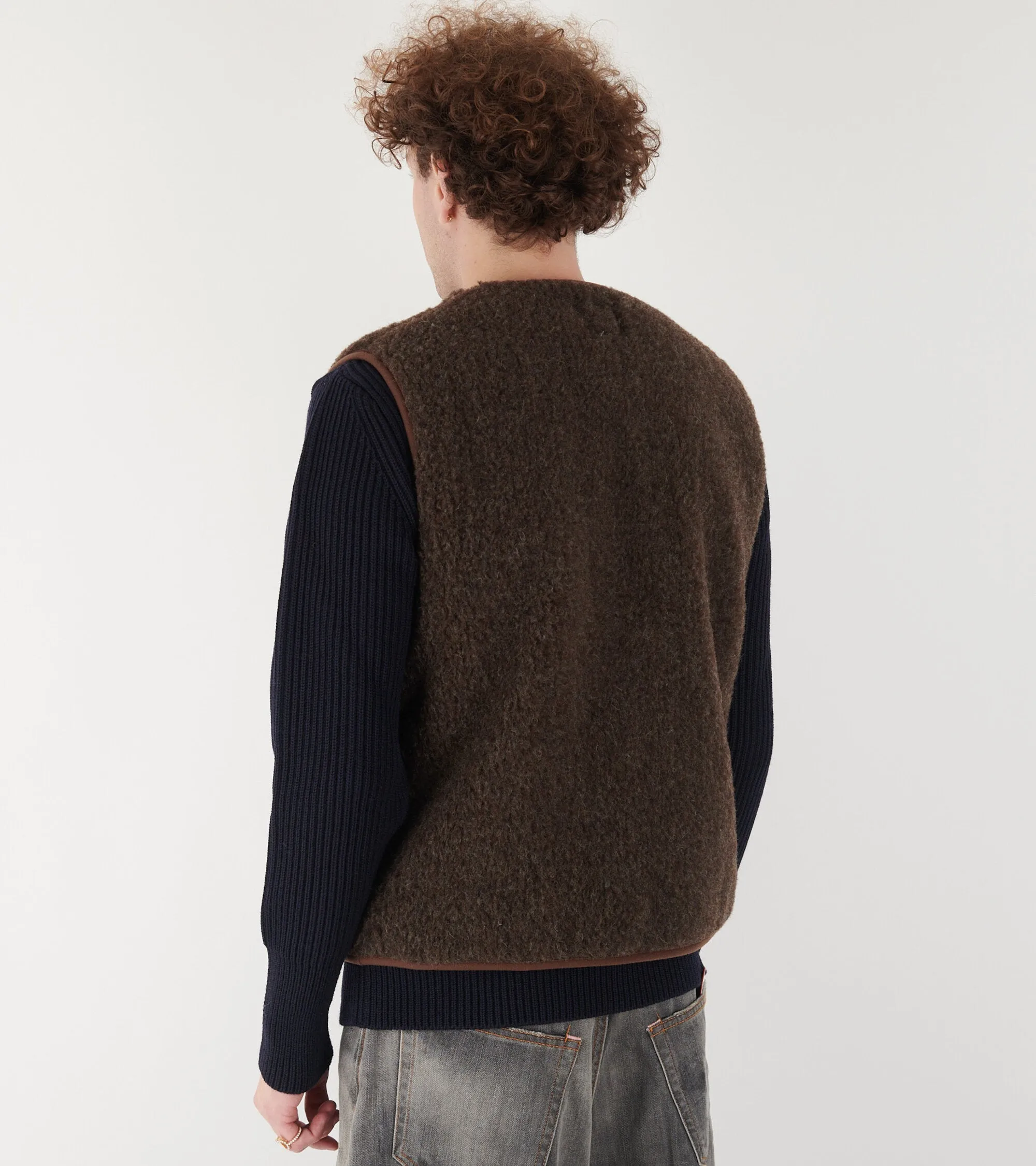 Zip Vest Dark Brown sold by Dr. Adams product image thumbnail 5