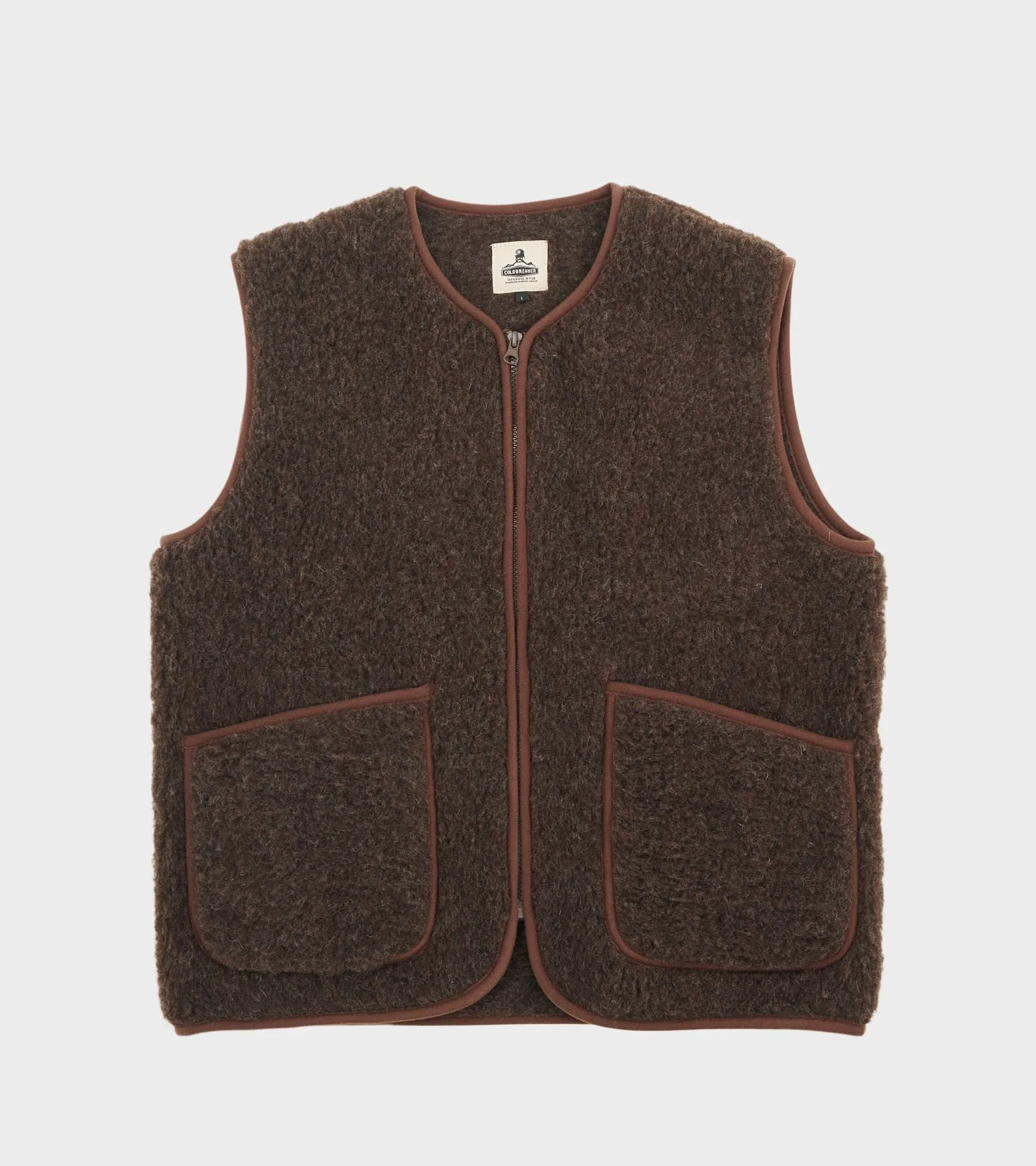 Zip Vest Dark Brown sold by Dr. Adams
