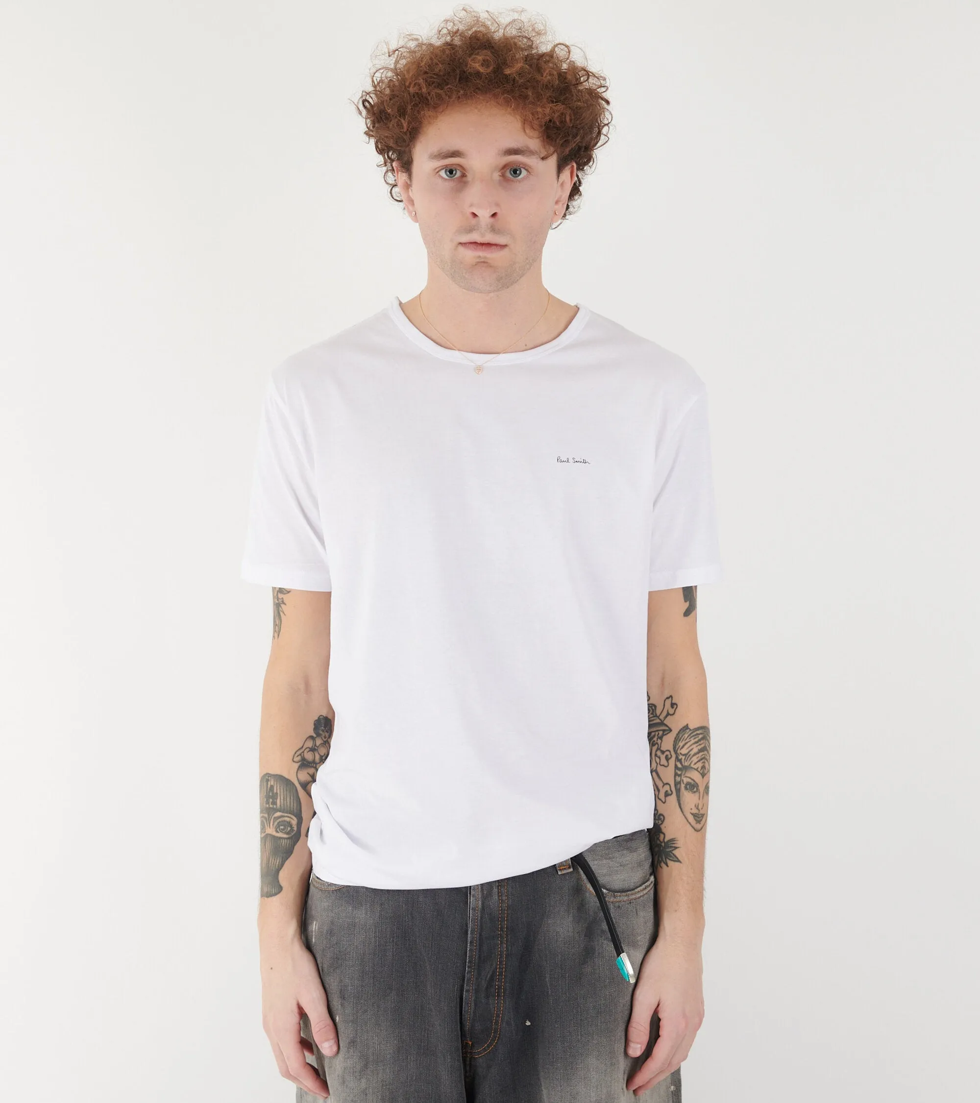 Mens Reg Fit T-shirt 3-Pack White sold by Dr. Adams product image thumbnail 2