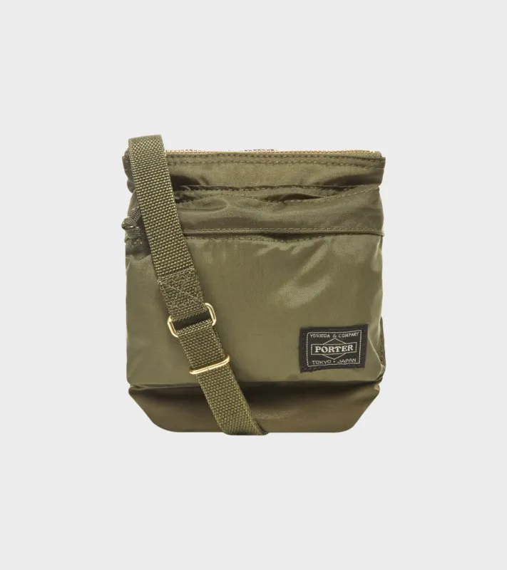 Force Shoulder Pouch Olive made by Yoshida & Co.