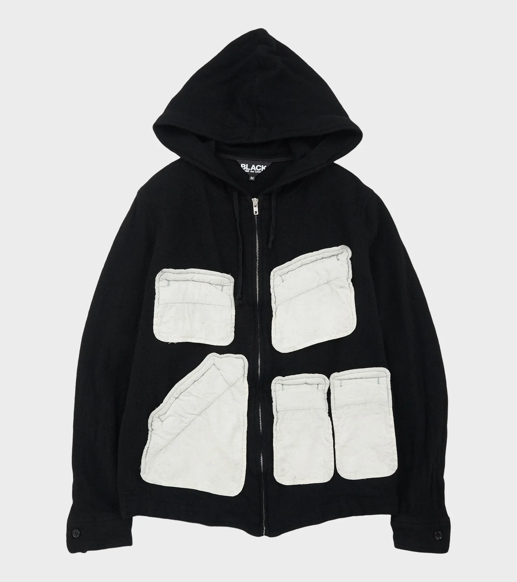Wool Pocket Hoodie Black sold by Dr. Adams