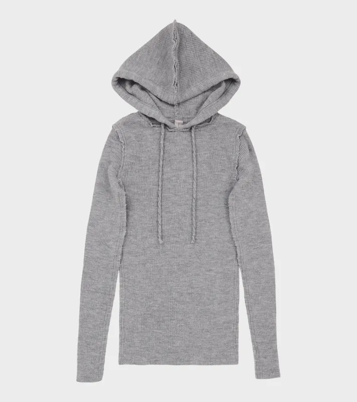 Brim Hoodie Light Grey made by Dr. Adams