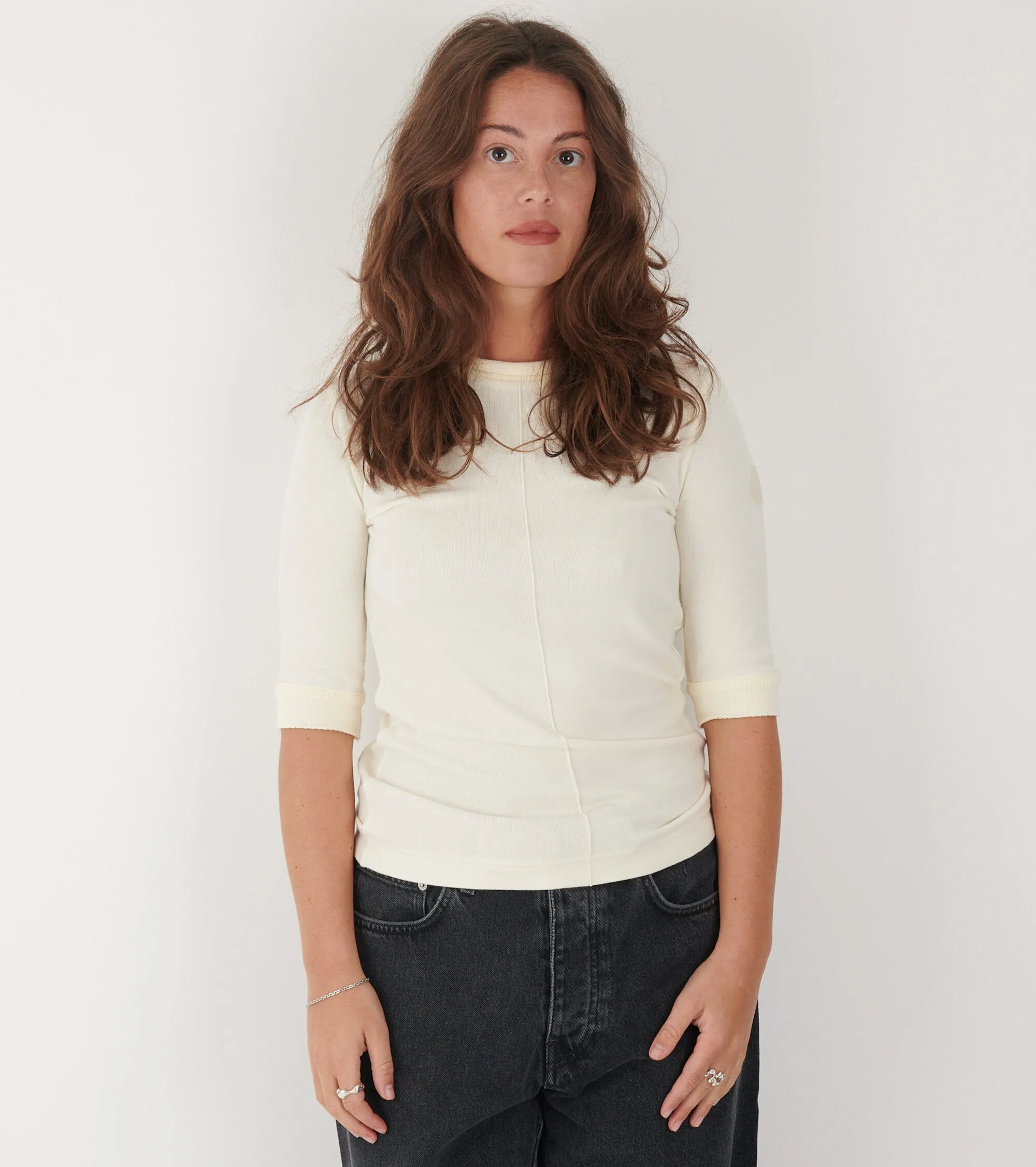 Wool S/S T-shirt Off-white sold by Dr. Adams product image thumbnail 2