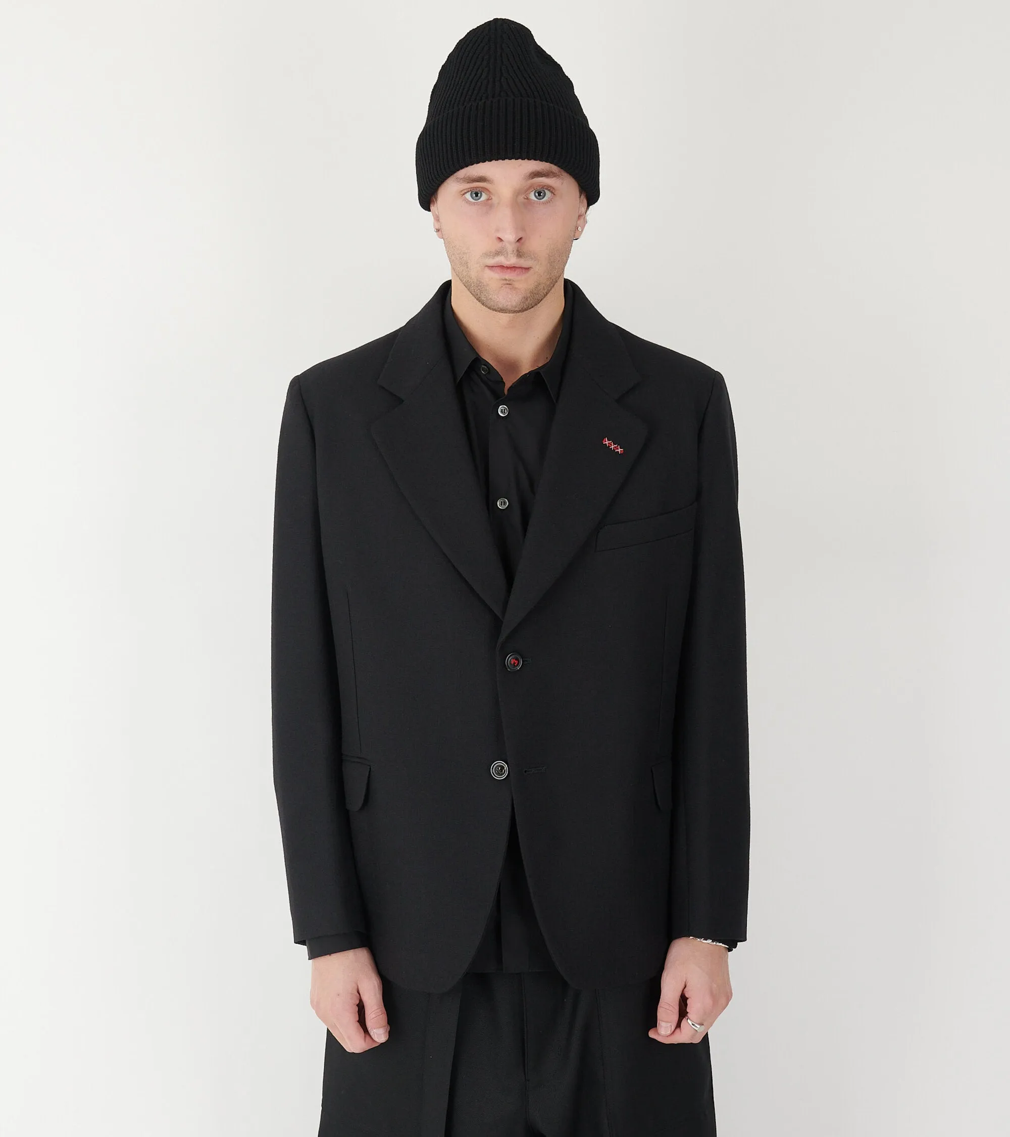 Herringbone Wool Jacket Black sold by Dr. Adams product image thumbnail 3