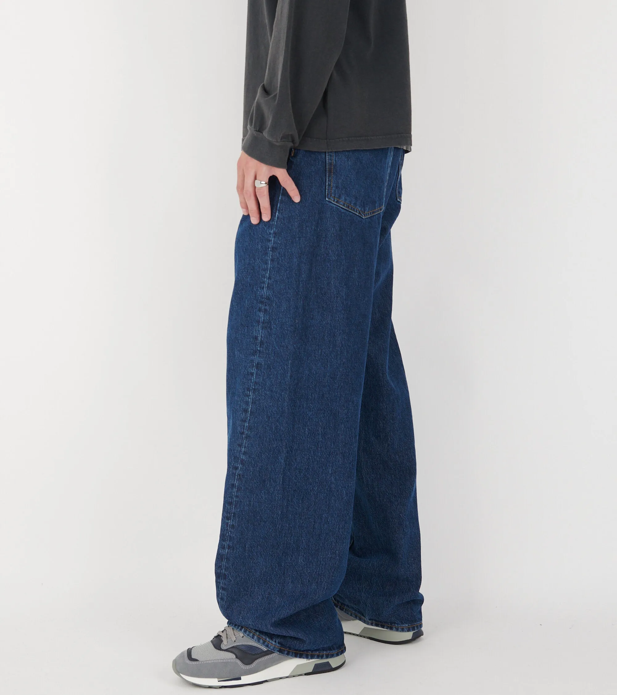 Wide Twist Jeans Rinse Blue sold by Dr. Adams product image thumbnail 4