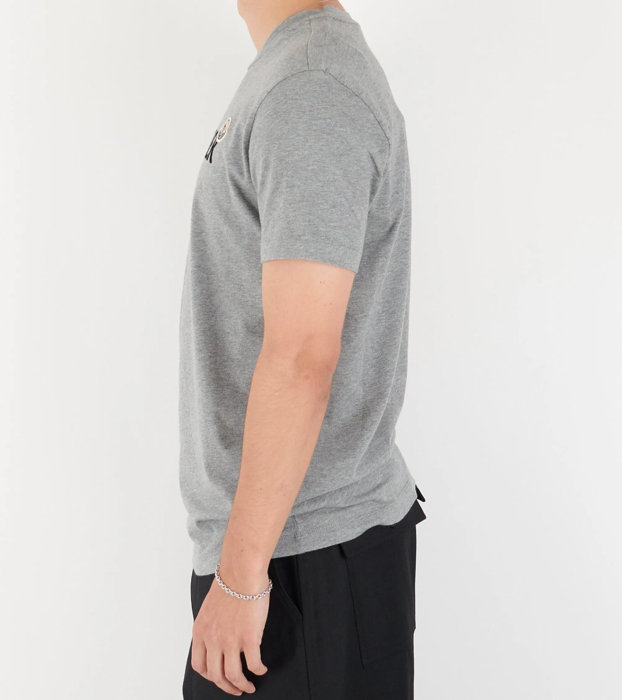 Flocked Logo T-shirt Grey sold by Dr. Adams product image thumbnail 4