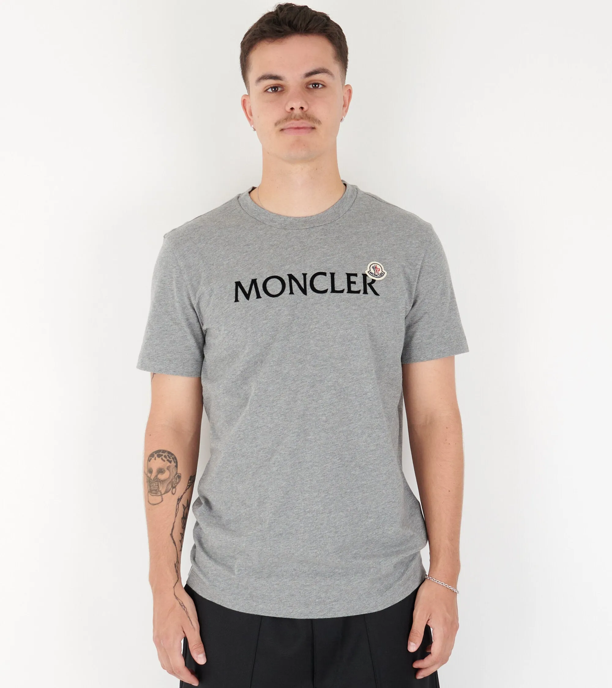 Flocked Logo T-shirt Grey sold by Dr. Adams product image thumbnail 2