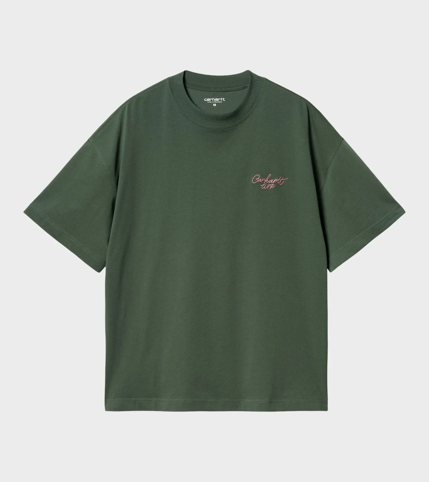 S/S Signature Script T-shirt Sycamore Tree/Dusty Rose sold by Dr. Adams