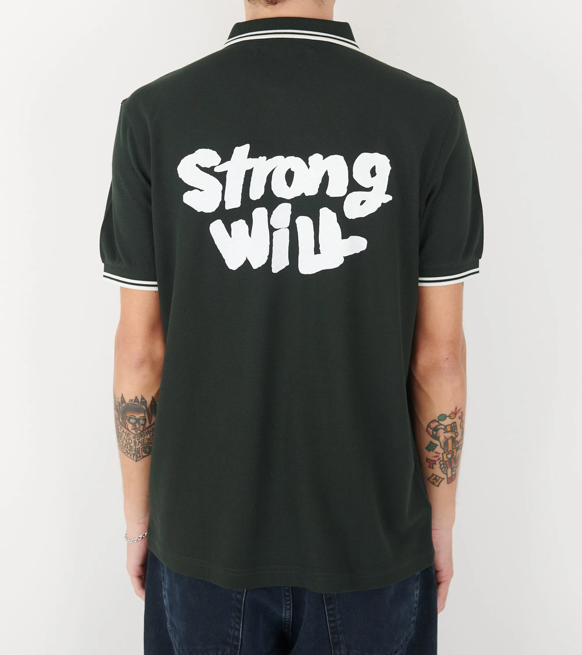 X Fred Perry Strong Will Polo Dark Green sold by Dr. Adams product image thumbnail 2