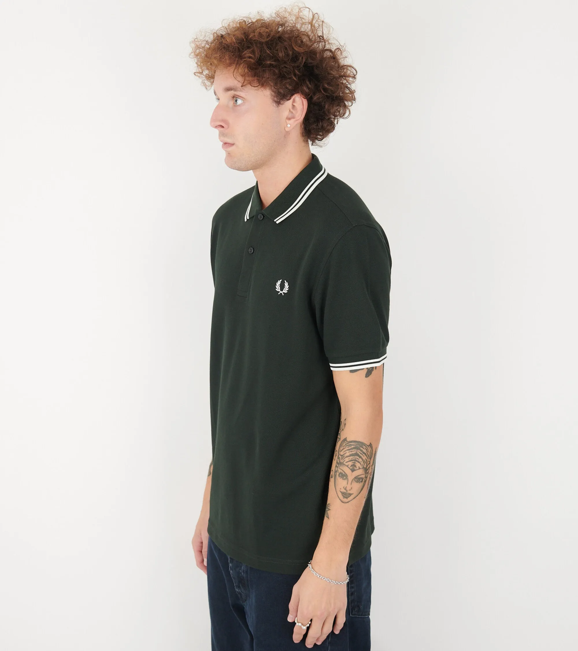 X Fred Perry Strong Will Polo Dark Green sold by Dr. Adams product image thumbnail 4