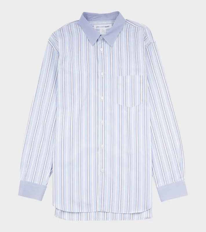 Striped Shirt Blue Mix made by Comme des Garcons