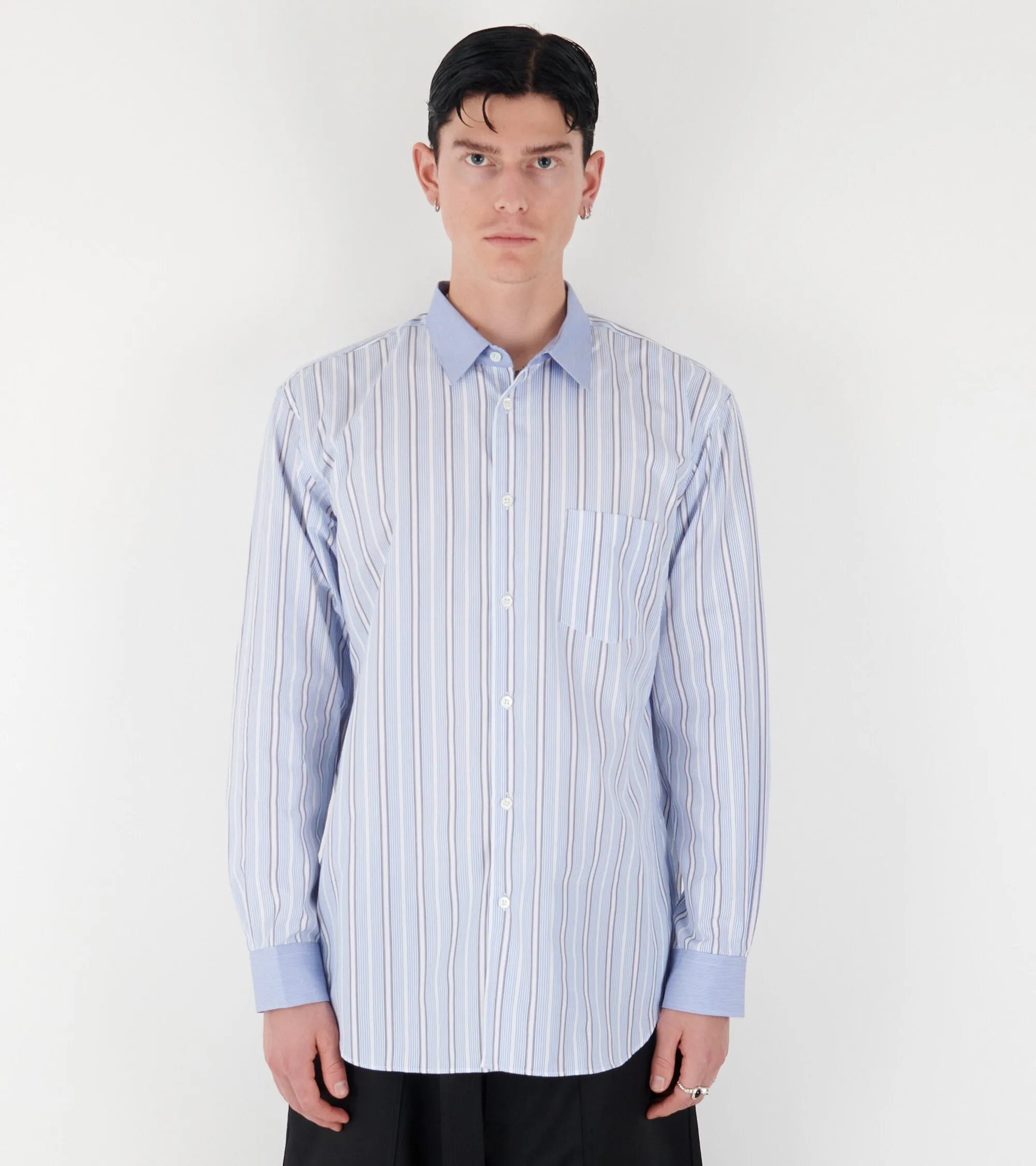 Striped Shirt Blue Mix sold by Dr. Adams product image thumbnail 2
