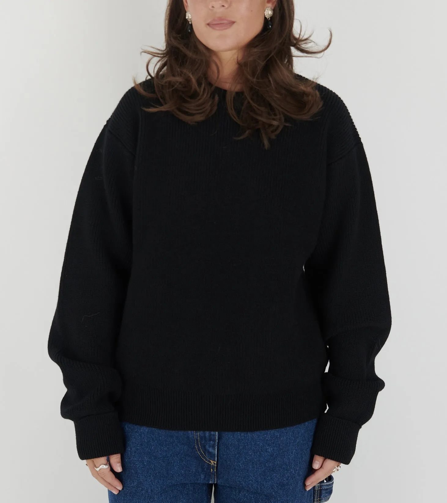 Pure Wool Zip Knit Black sold by Dr. Adams product image thumbnail 3