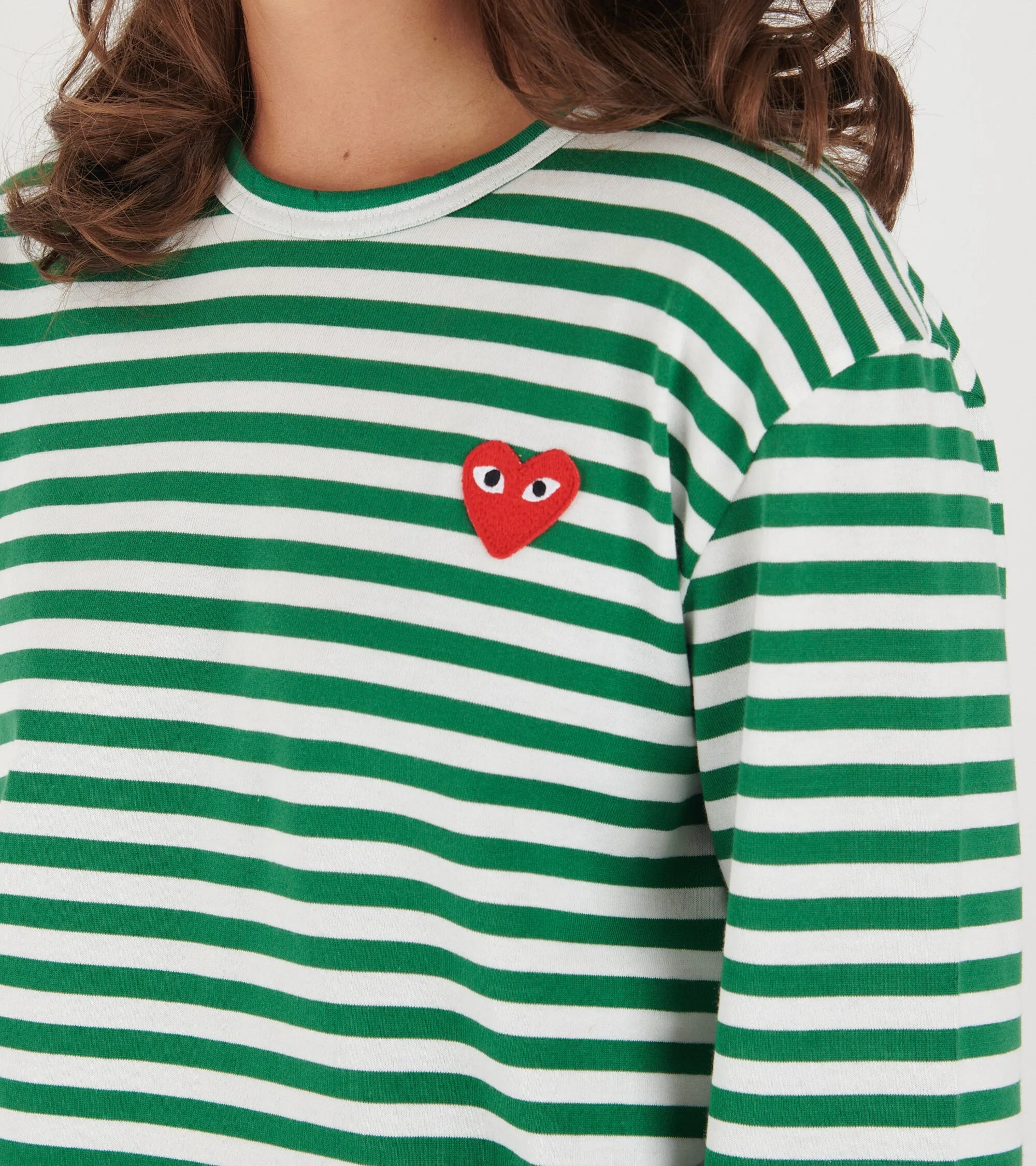 U Striped LS T-shirt Green sold by Dr. Adams product image thumbnail 3