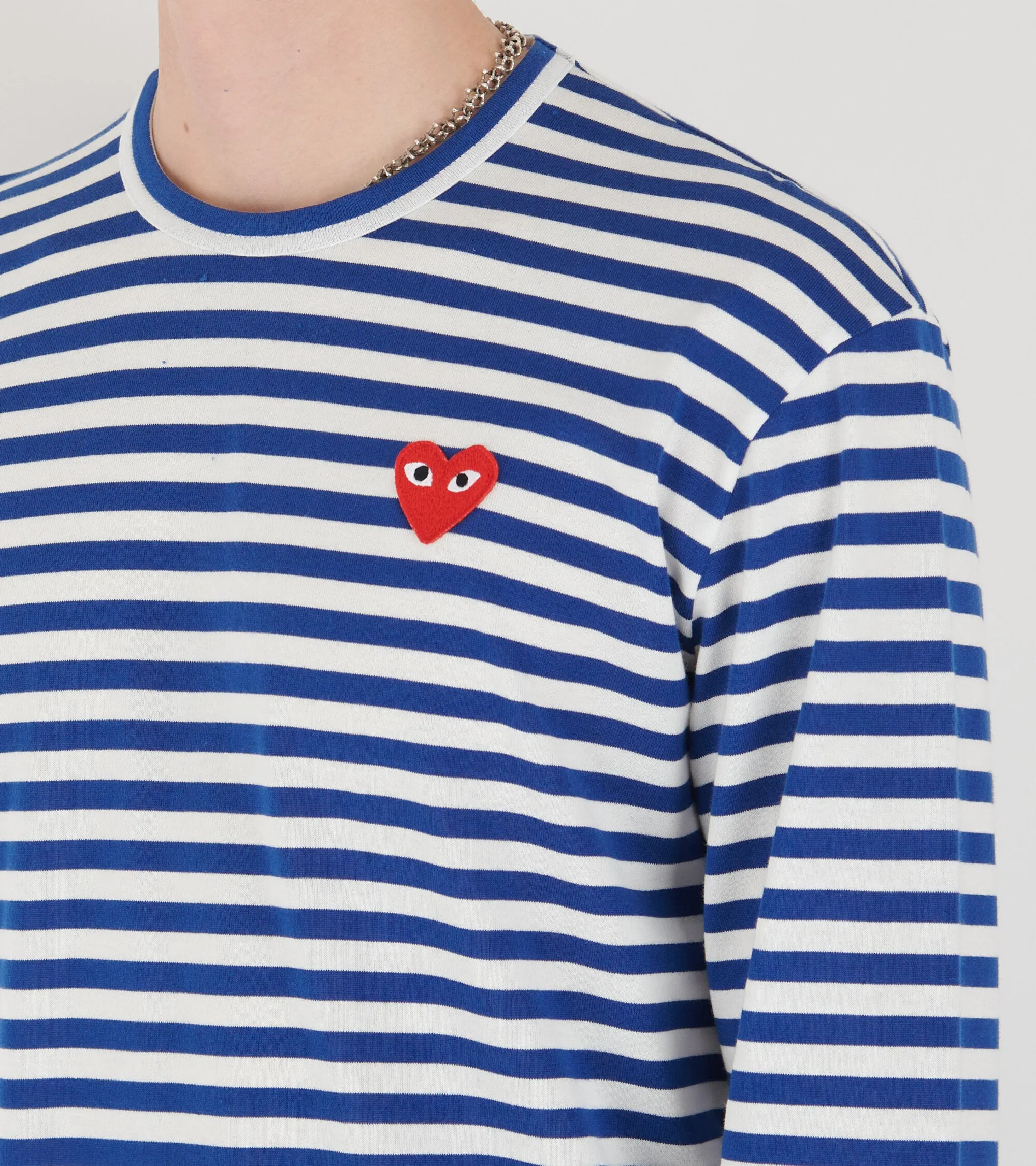 U Striped LS T-shirt Blue sold by Dr. Adams product image thumbnail 3