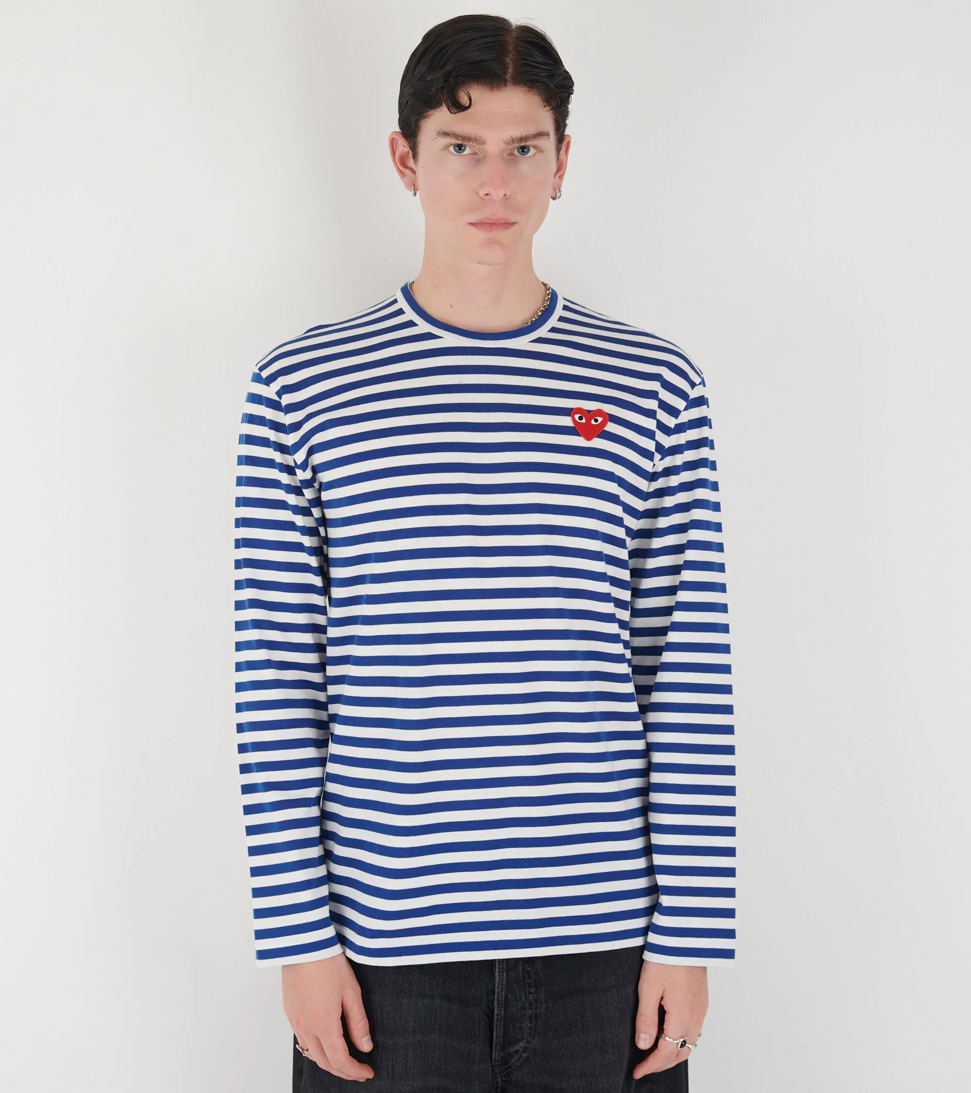 U Striped LS T-shirt Blue sold by Dr. Adams product image thumbnail 2