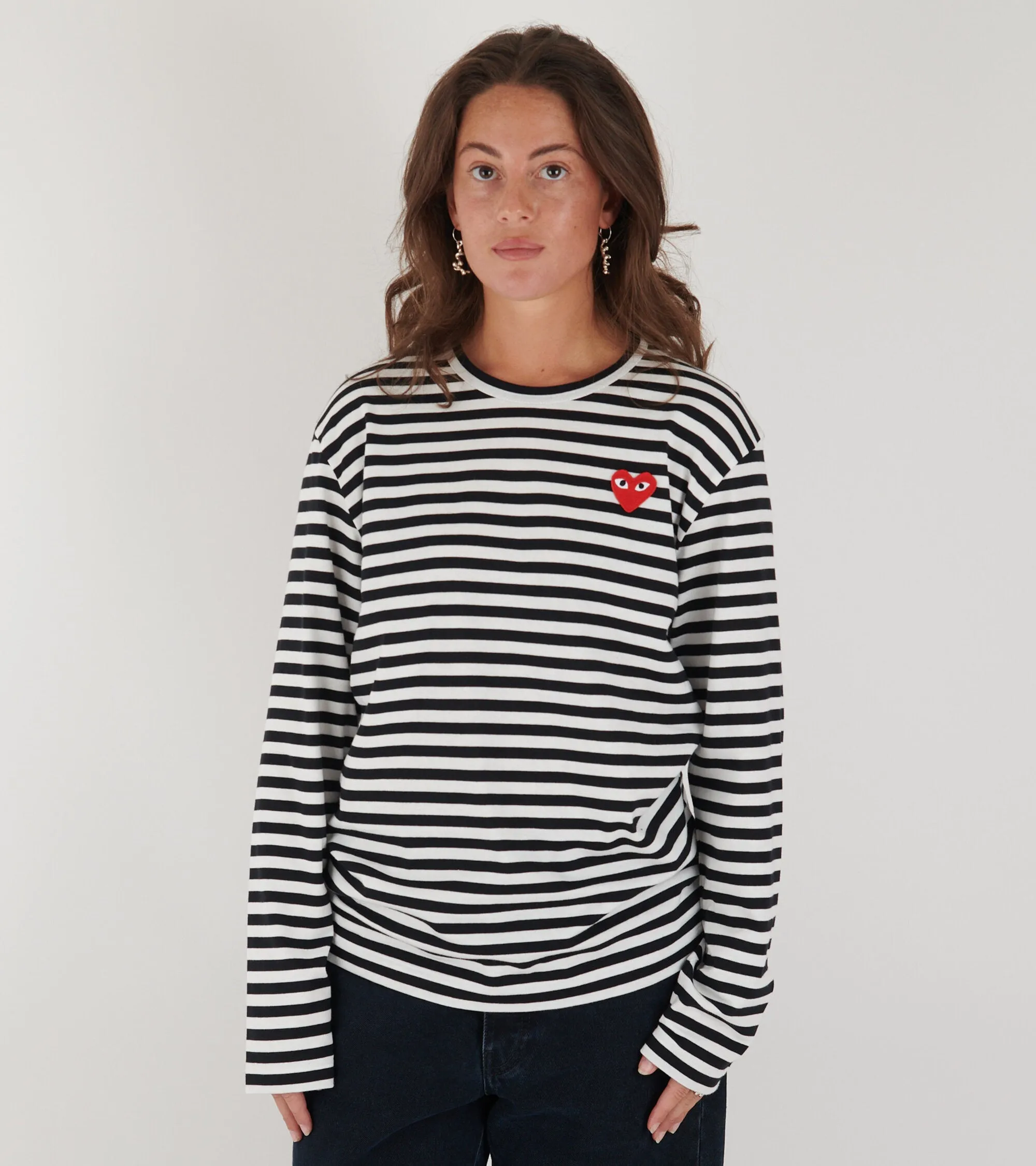 U Striped LS T-shirt Black sold by Dr. Adams product image thumbnail 2
