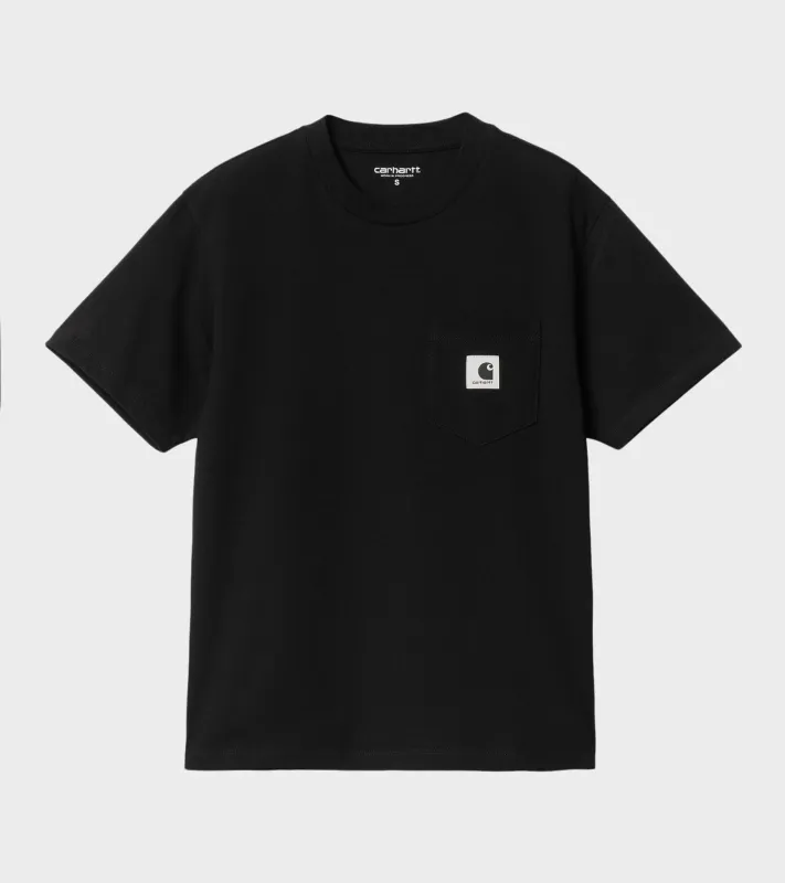 W S/S Pocket T-shirt Black sold by Dr. Adams