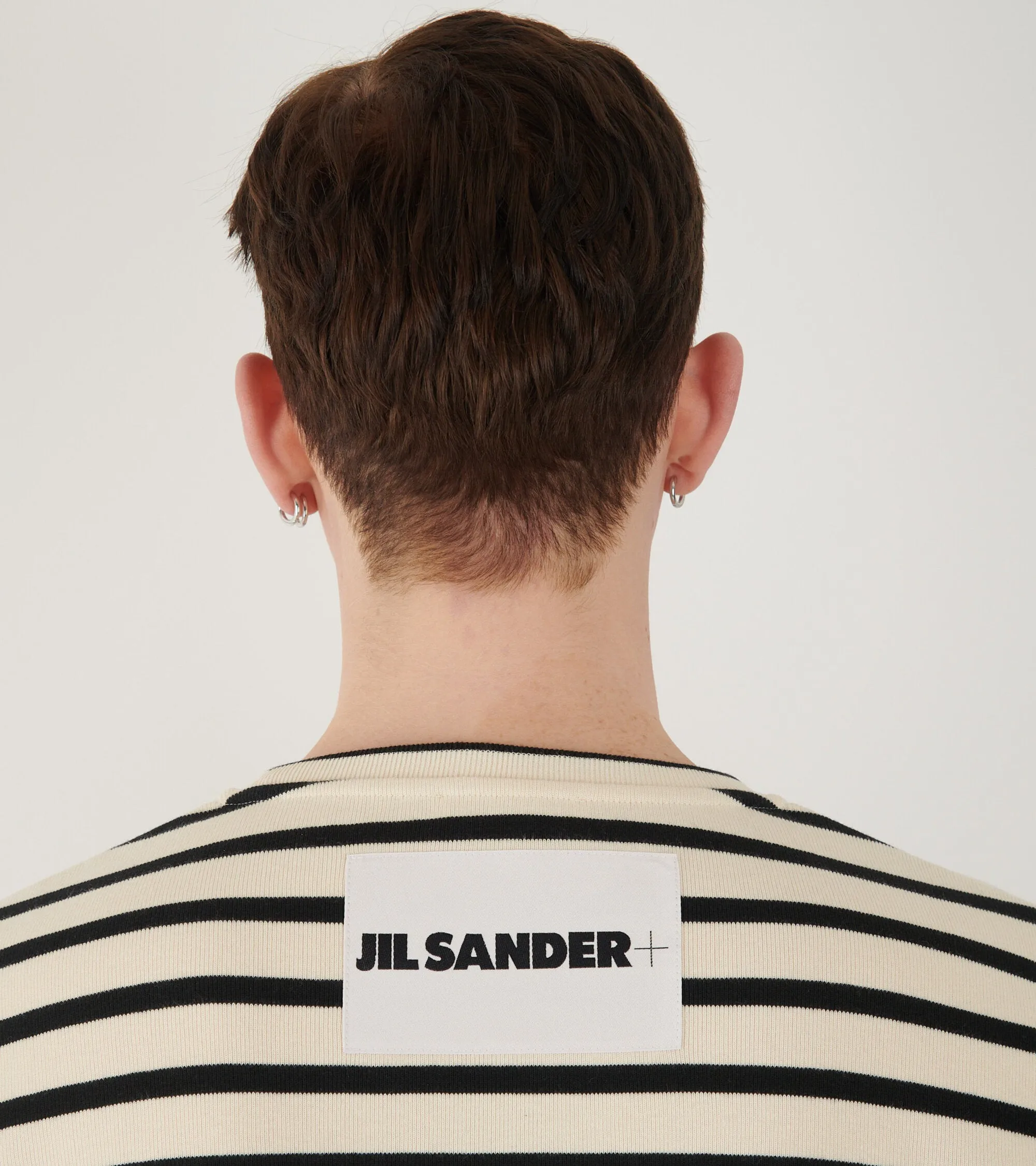 Striped L/S Crew Neck T-shirt Off-white/Black sold by Dr. Adams product image thumbnail 5