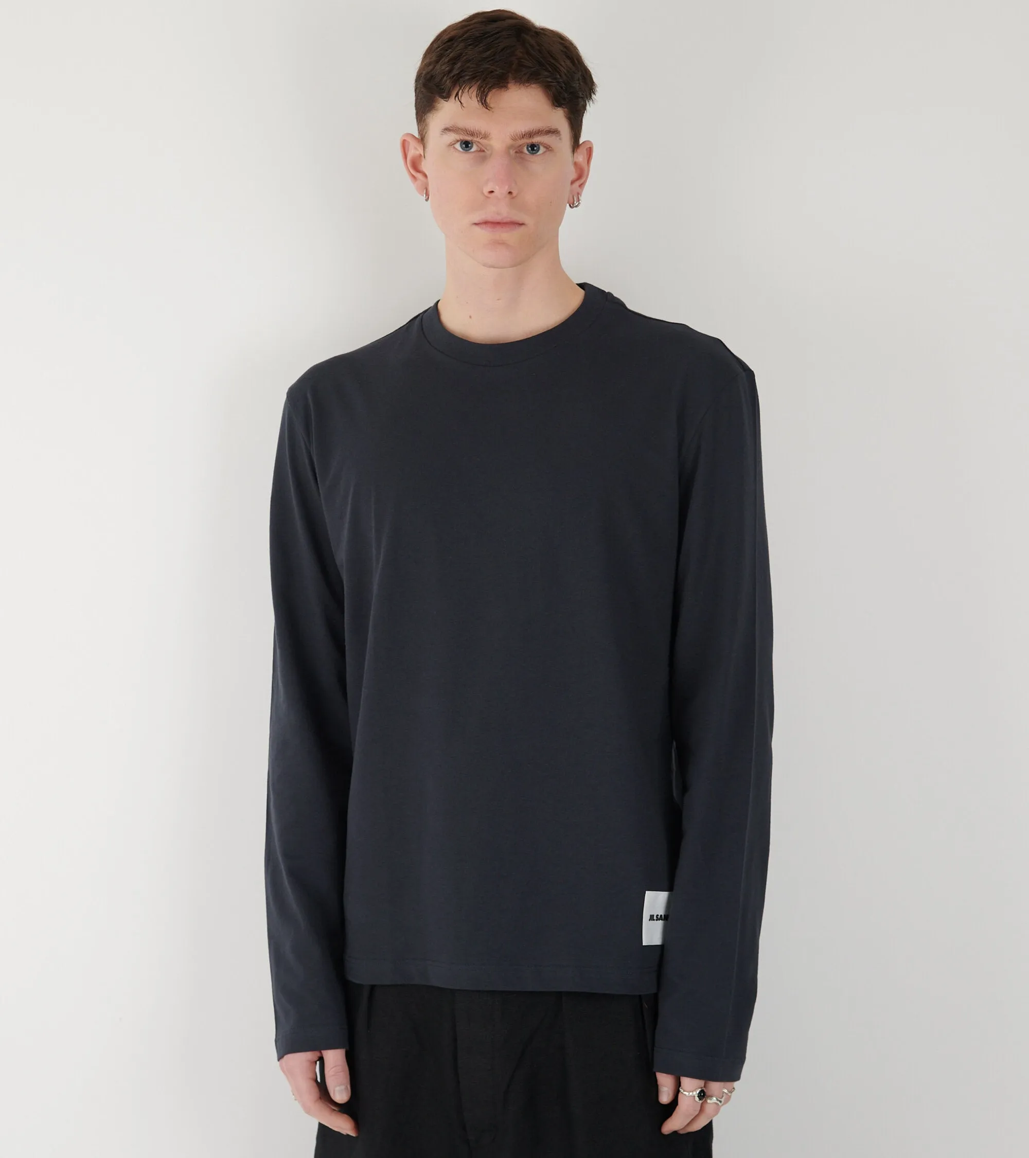 3-Pack L/S T-shirt Set Black/White/Navy sold by Dr. Adams product image thumbnail 4