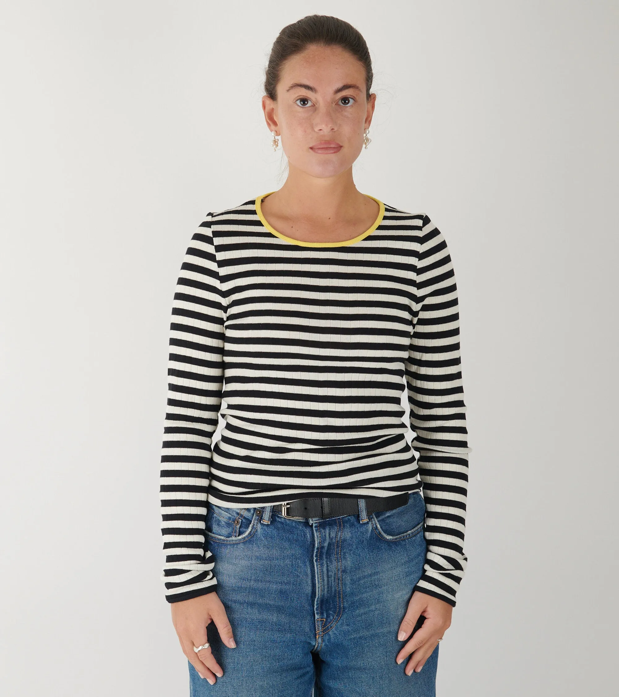 101 Rib Broadway Black/Ecru/Lemon sold by Dr. Adams product image thumbnail 2