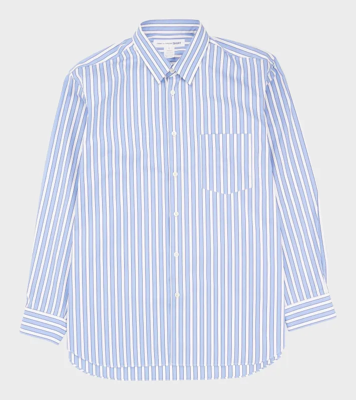 Mens Shirt Woven Blue/White sold by Dr. Adams