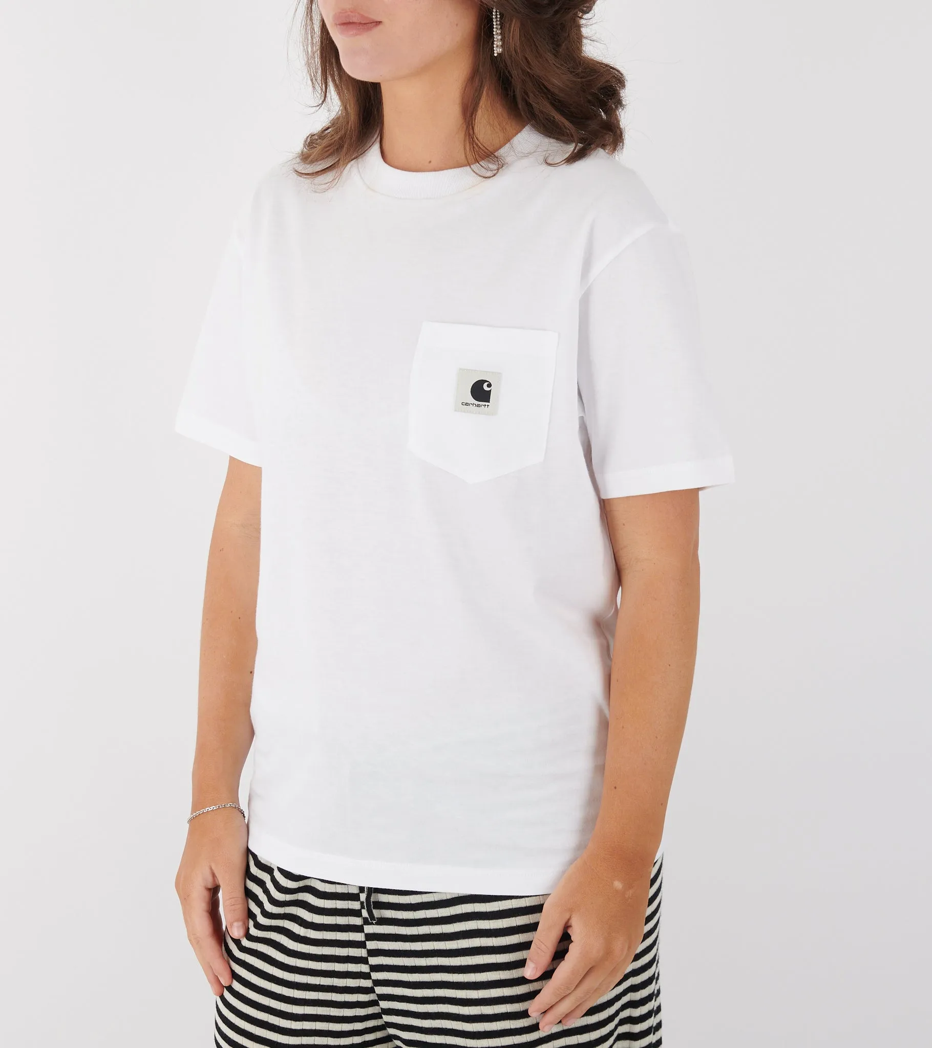 W S/S Pocket T-shirt White sold by Dr. Adams product image thumbnail 3