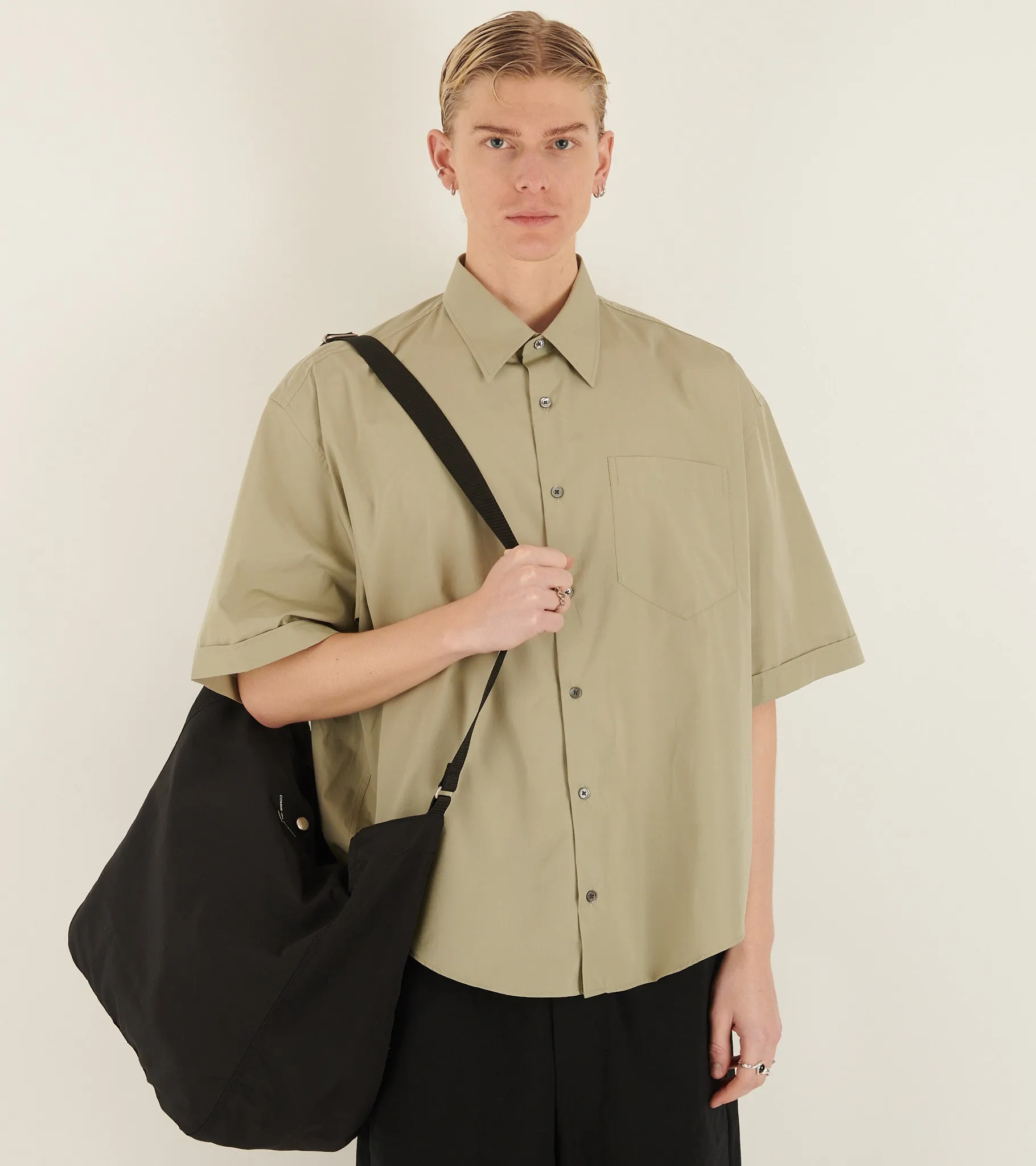 Boxy S/S Shirt Khaki sold by Dr. Adams product image thumbnail 2