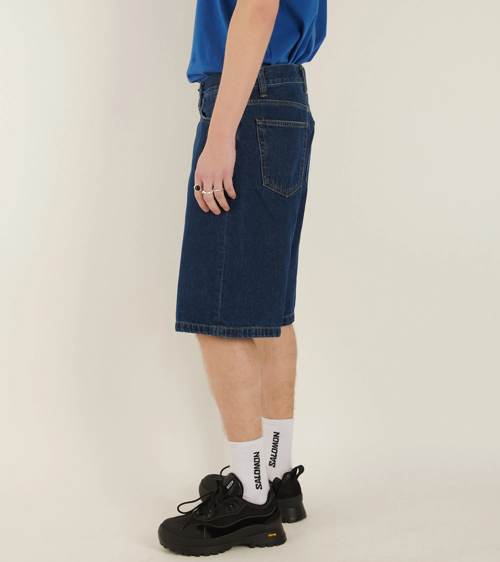 Landon Shorts Stone Washed Blue sold by Dr. Adams product image thumbnail 3