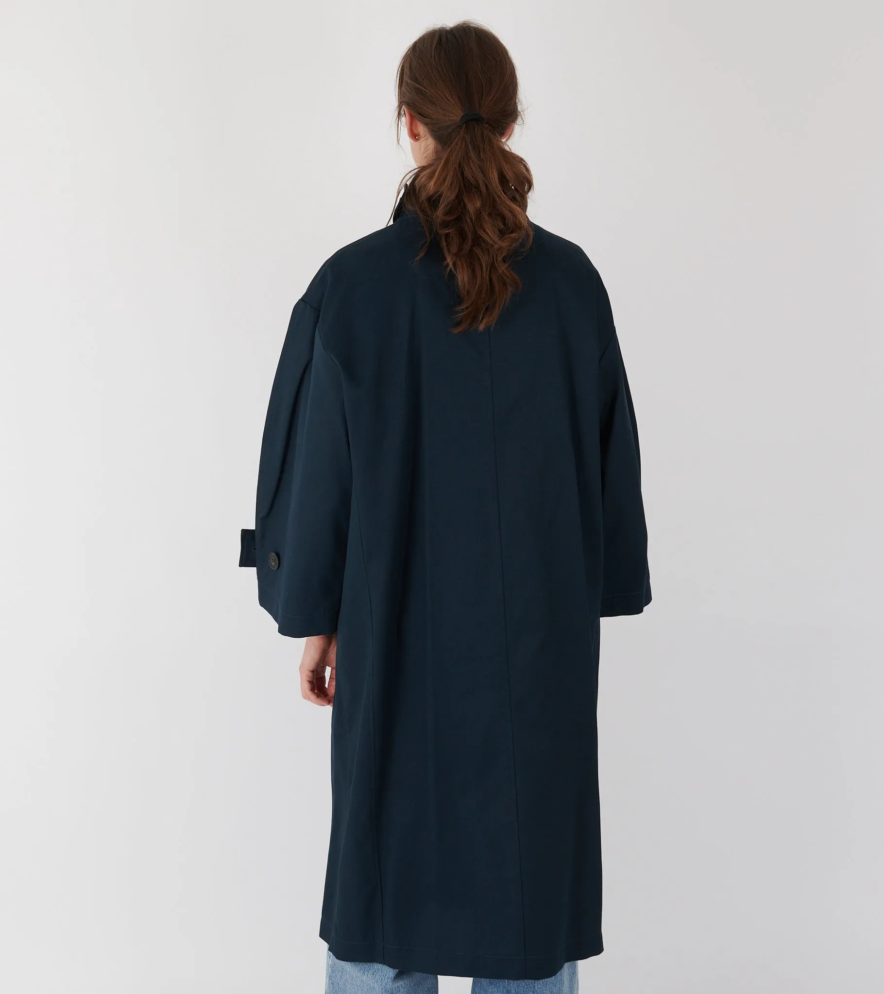 Water Resistant Coat Navy sold by Dr. Adams product image thumbnail 5