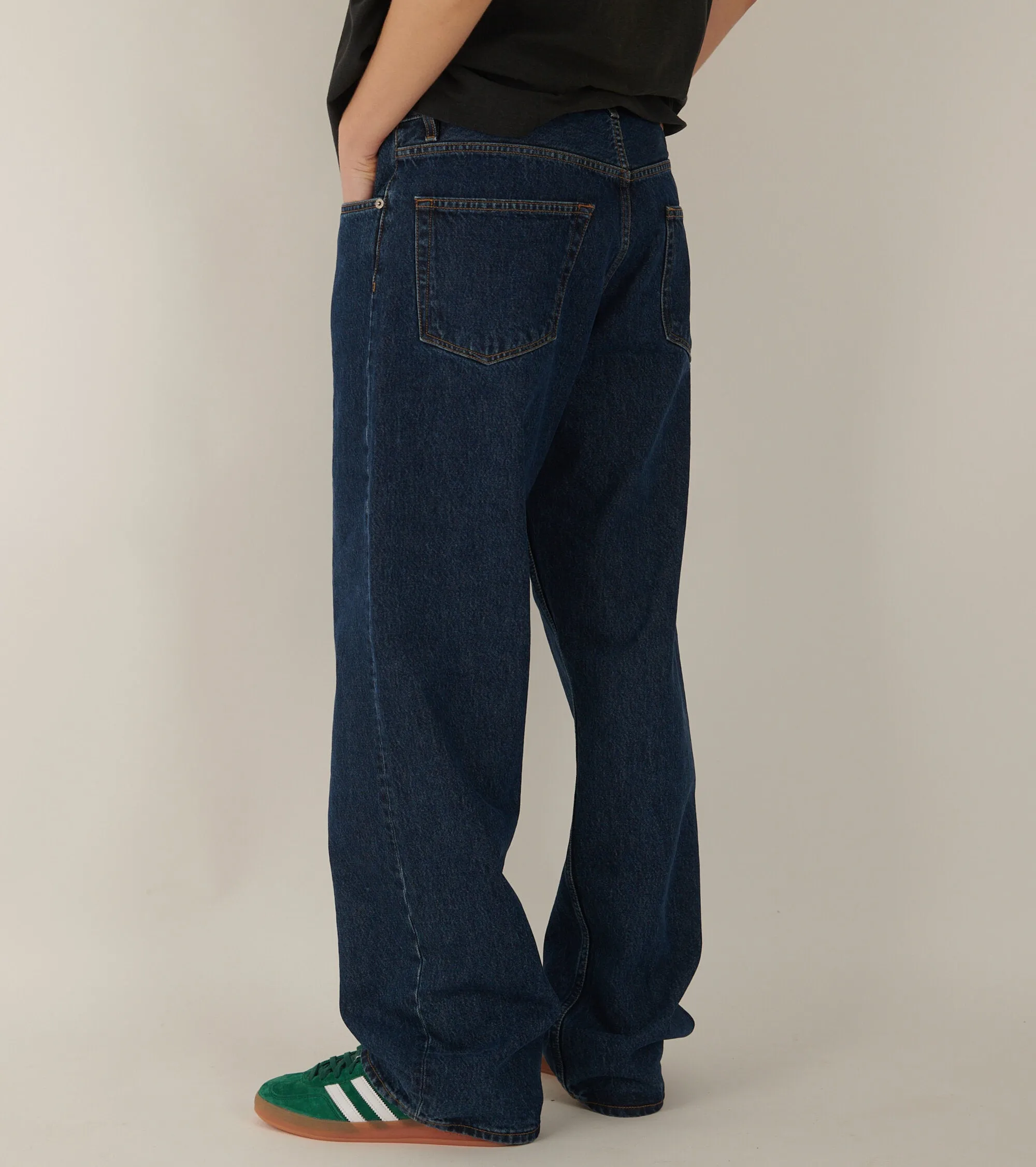 Loose Jeans Rinse Blue sold by Dr. Adams product image thumbnail 3