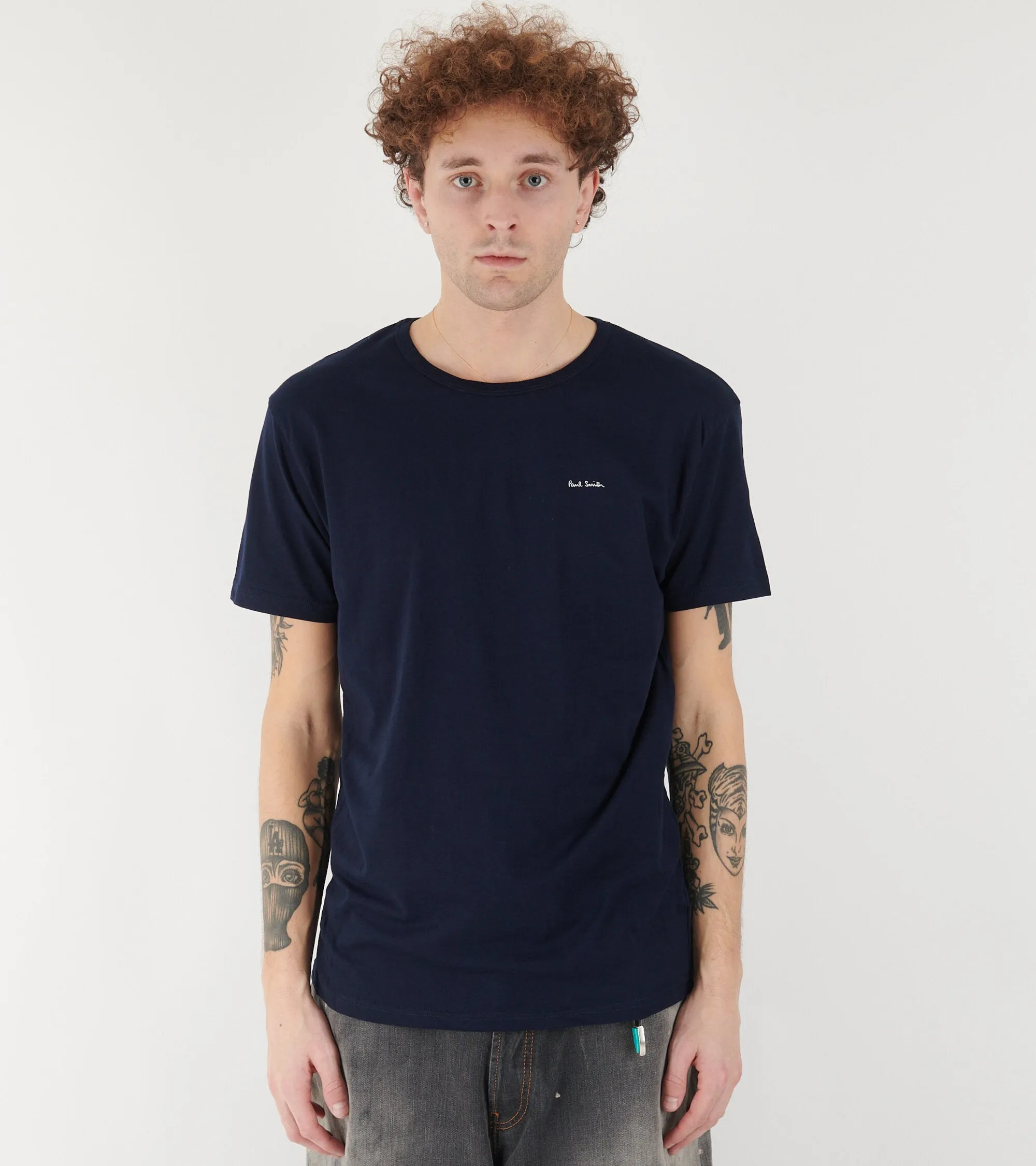 MENS REG FIT T-SHIRT 3-PACK NAVY sold by Dr. Adams product image thumbnail 2