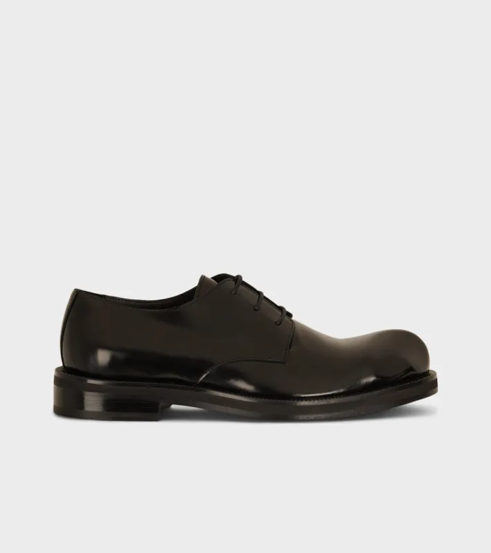 Leather Derby Shoe Black sold by Dr. Adams