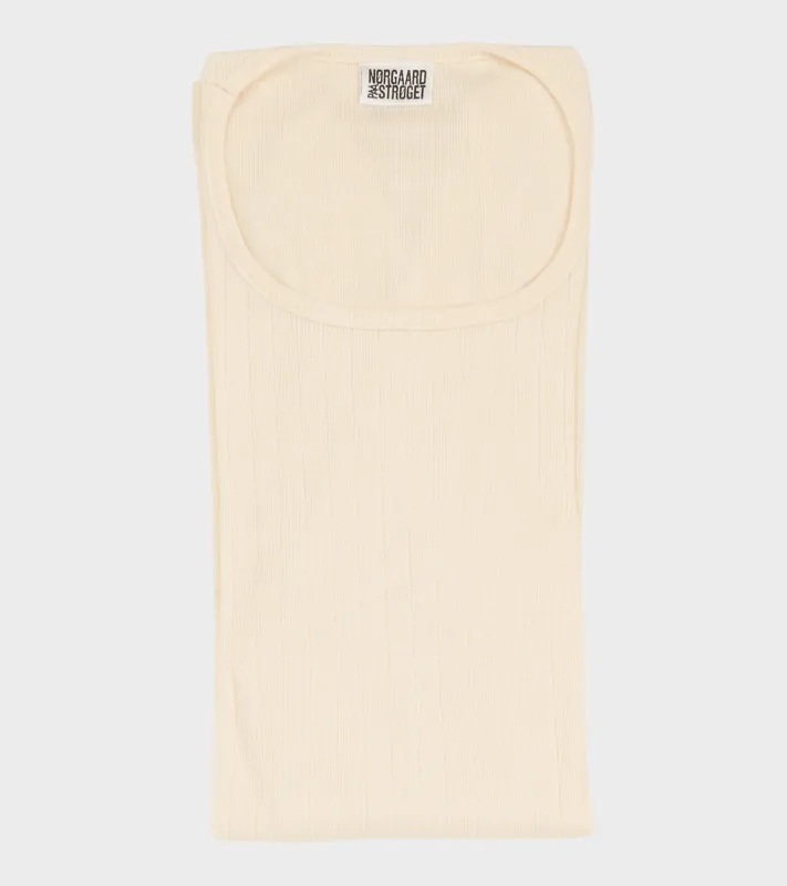 101 Rib Solid Colour Ecru sold by Dr. Adams