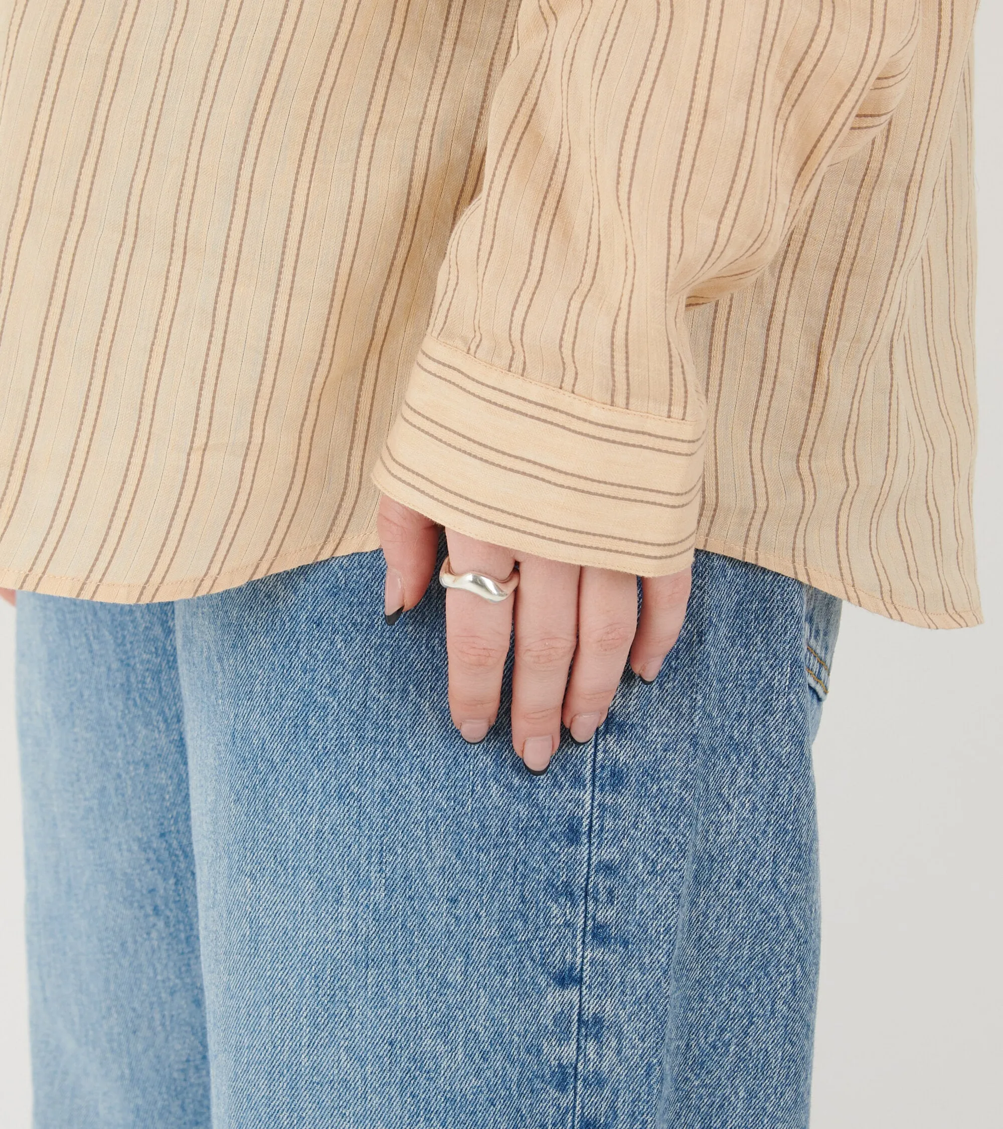 Chunky River Ring Silver sold by Dr. Adams product image thumbnail 2