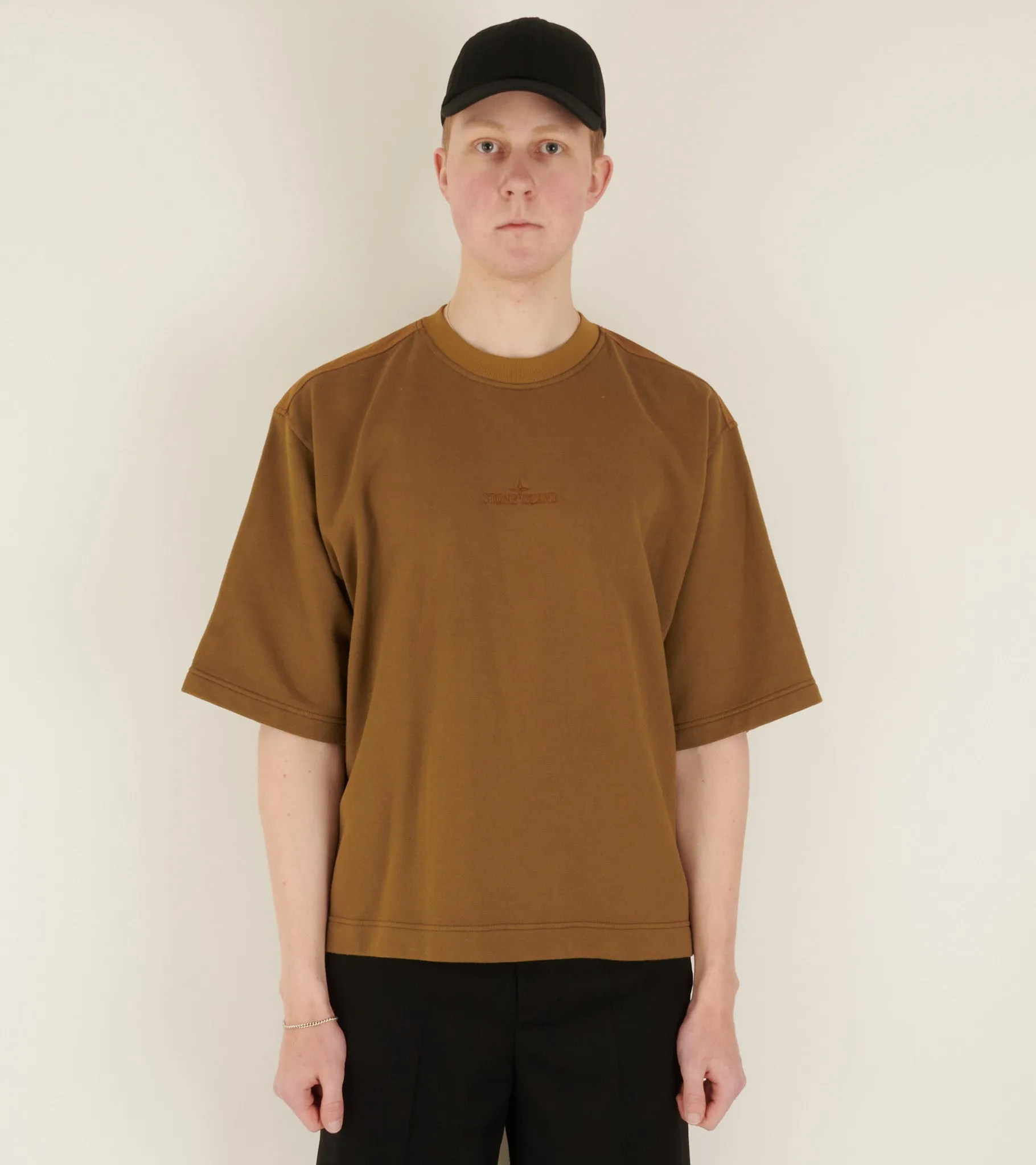 Nylon Back S/S Sweatshirt Cinnamon Brown sold by Dr. Adams product image thumbnail 2
