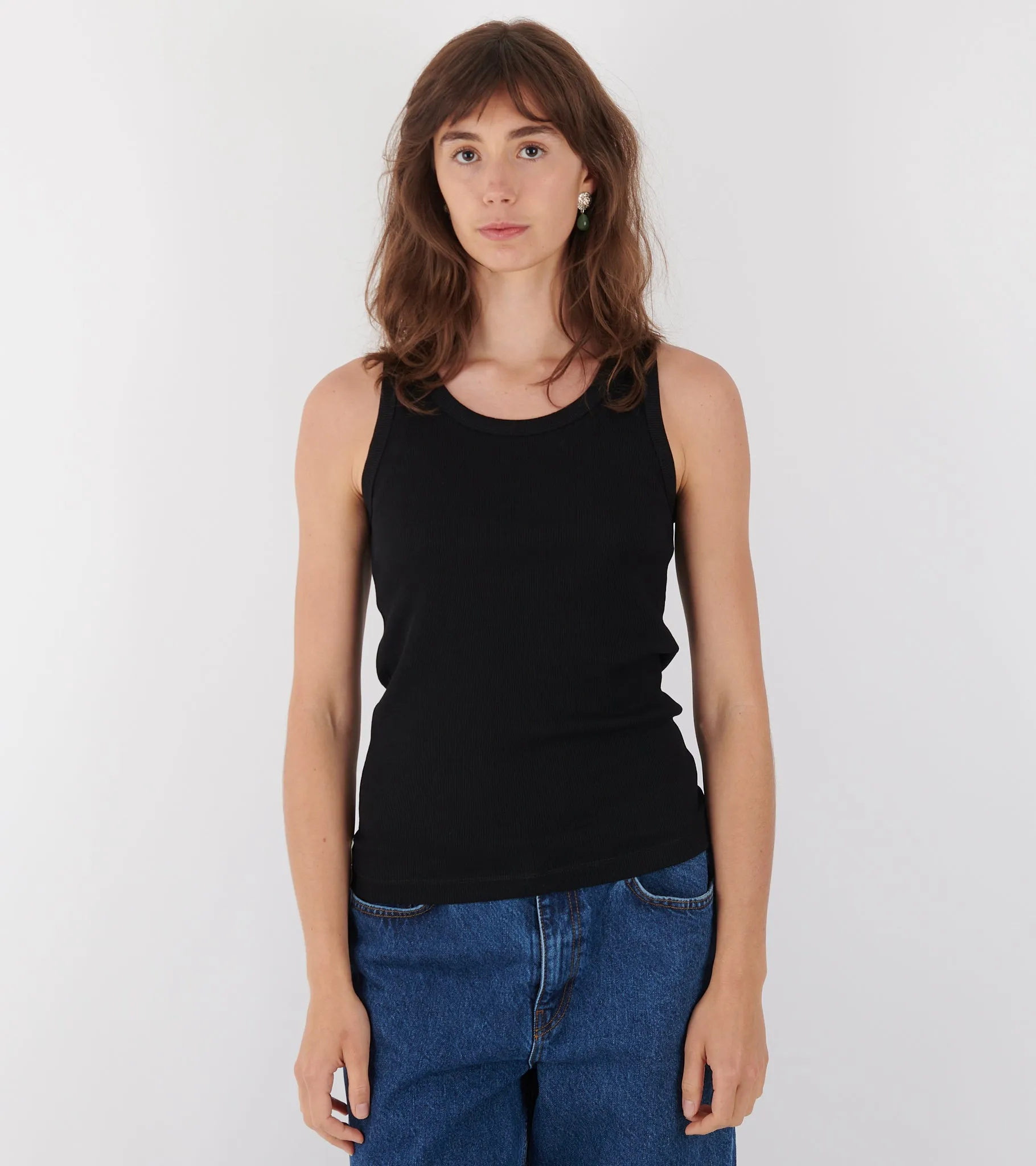 Rib Tank Black sold by Dr. Adams product image thumbnail 2