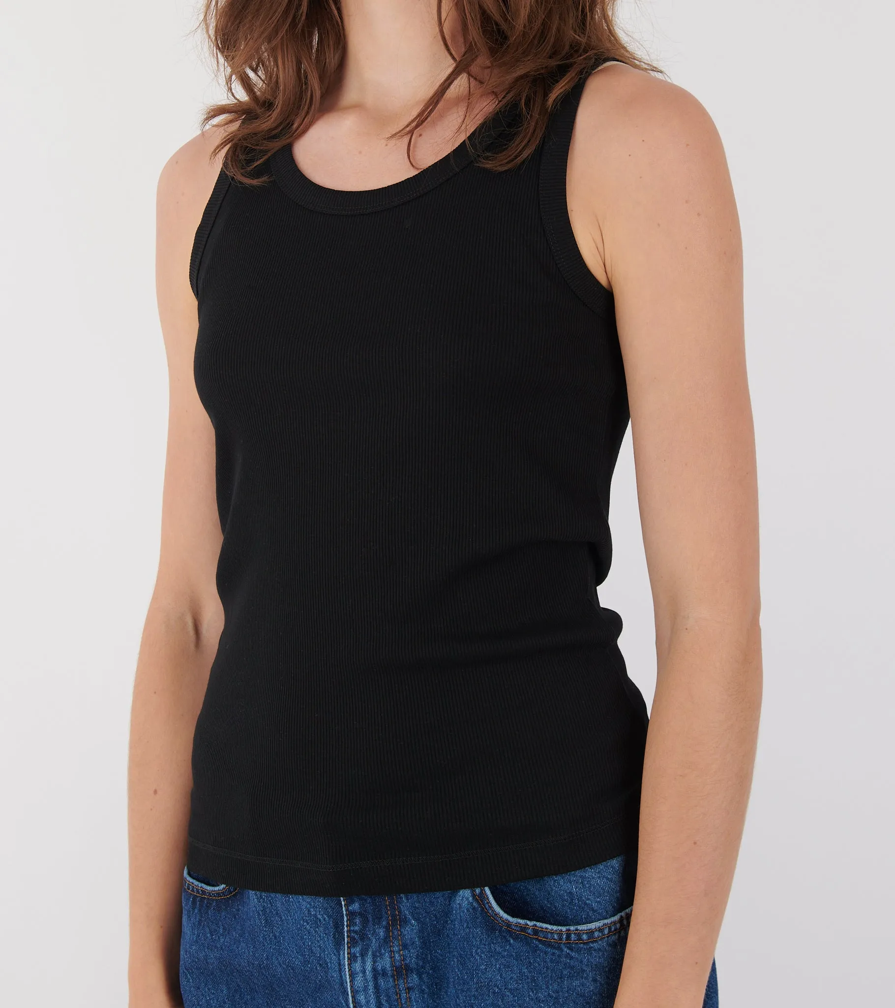 Rib Tank Black sold by Dr. Adams product image thumbnail 3